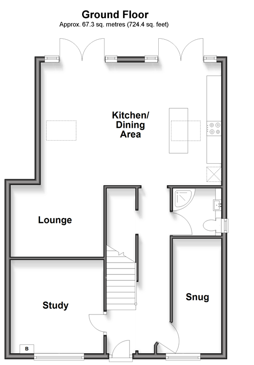 Oak Road Southwater, Horsham floorplan