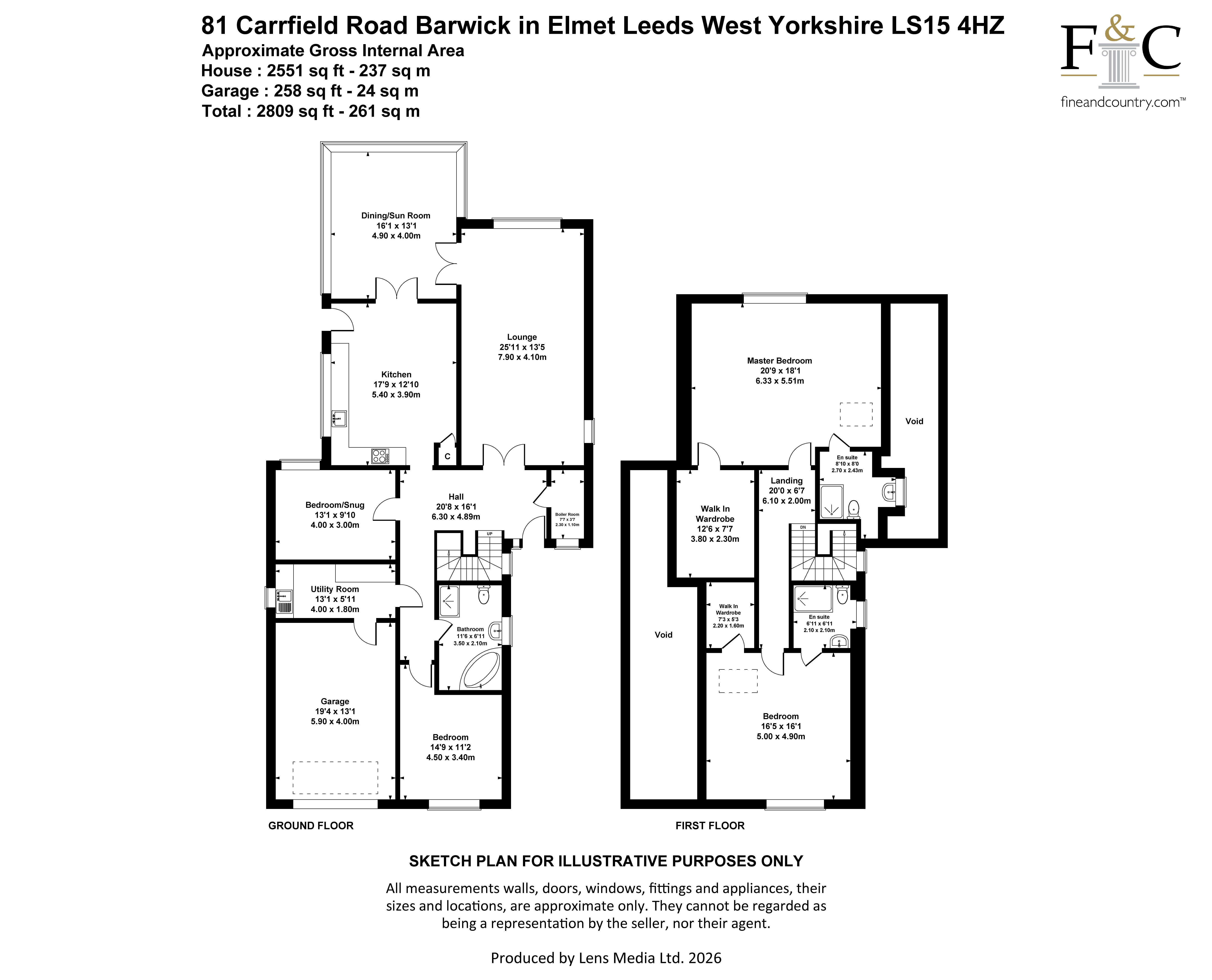 81, Carrfield Road, Leeds floorplan