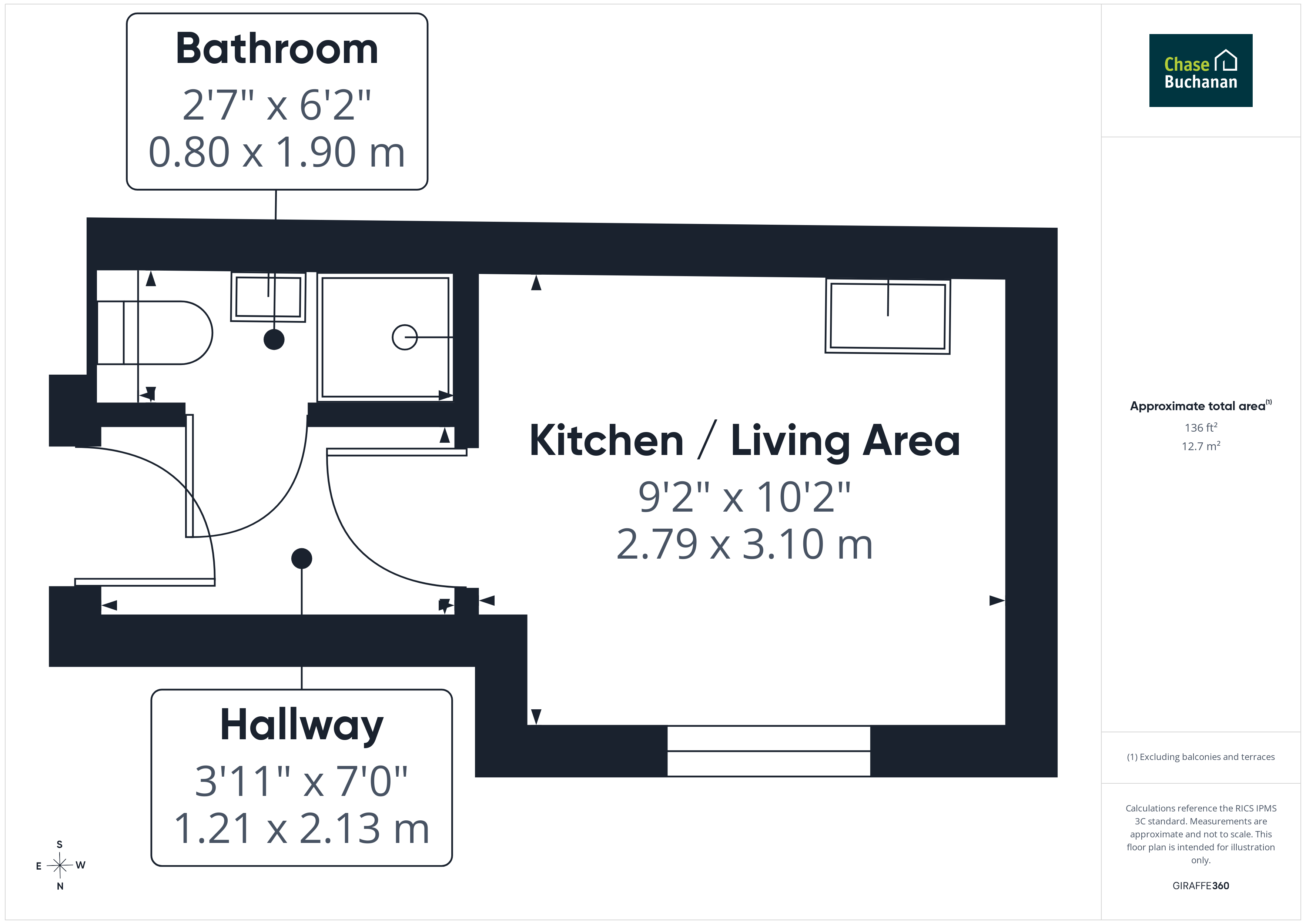 Studio 8,, Sunbury Avenue, London floorplan
