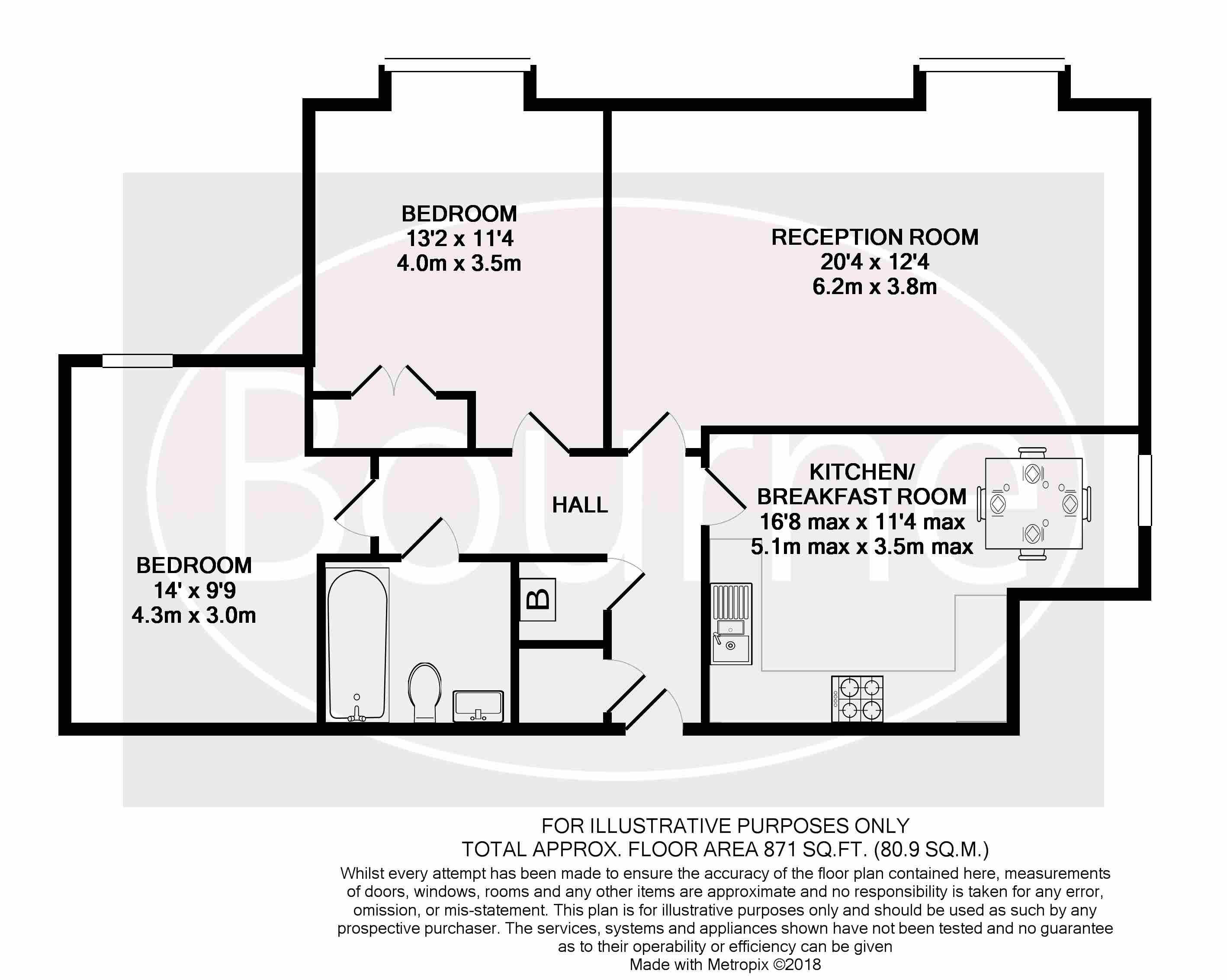 2 Bedrooms Flat for sale in Keens Lane, Guildford GU3