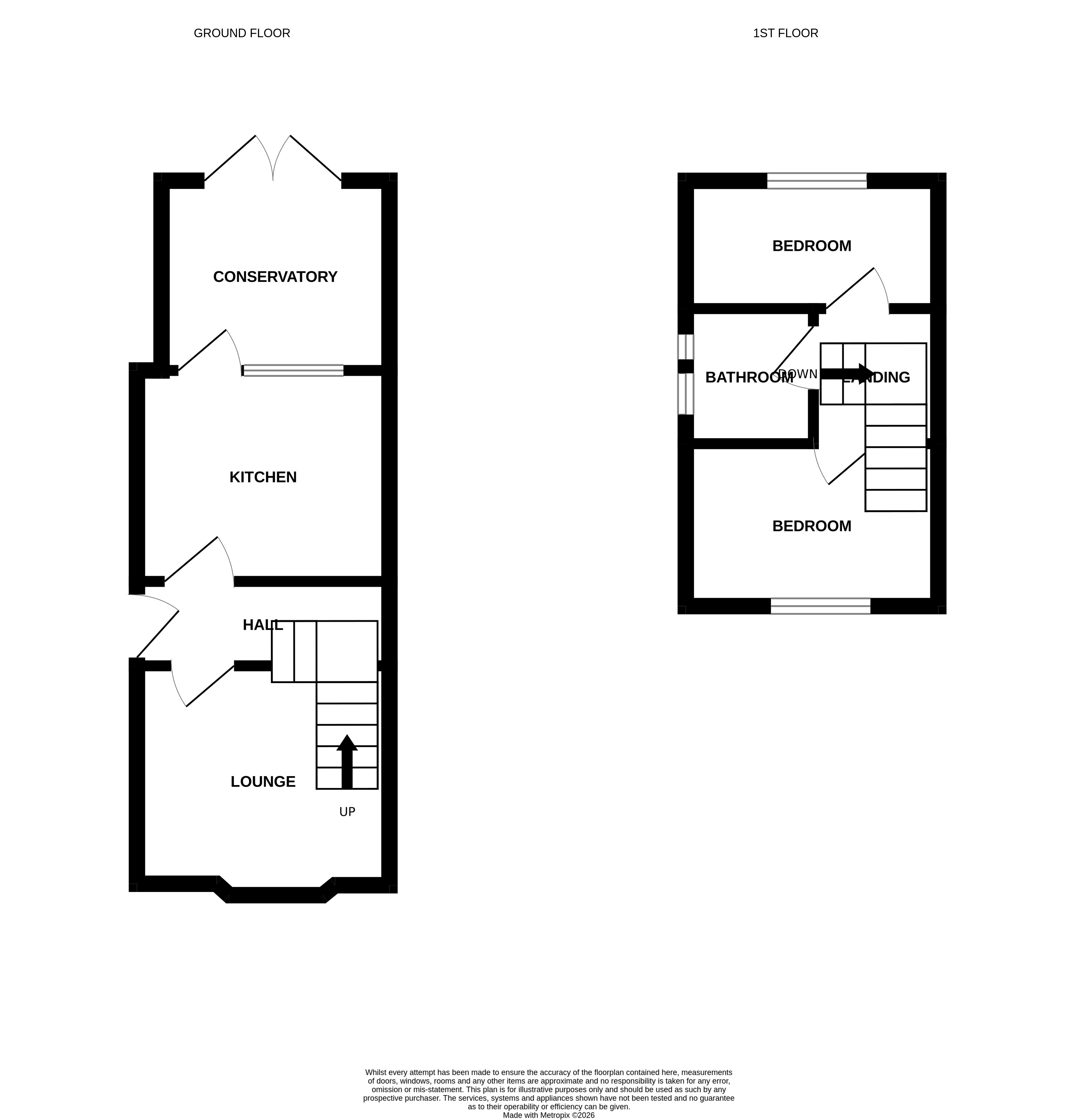 26, Brutus Road, Staffordshire floorplan