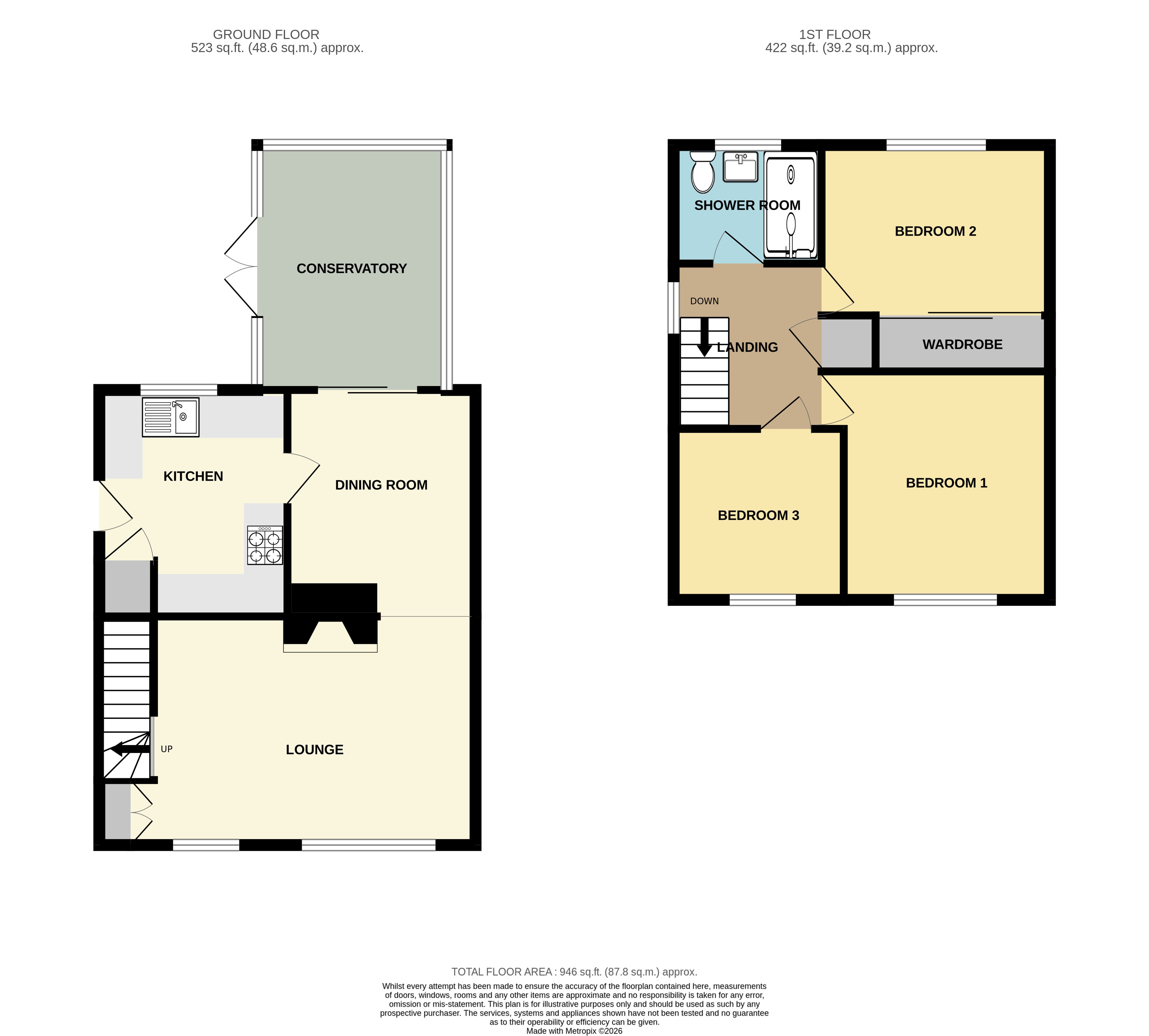 10, Wortley Close, Ilkeston floorplan