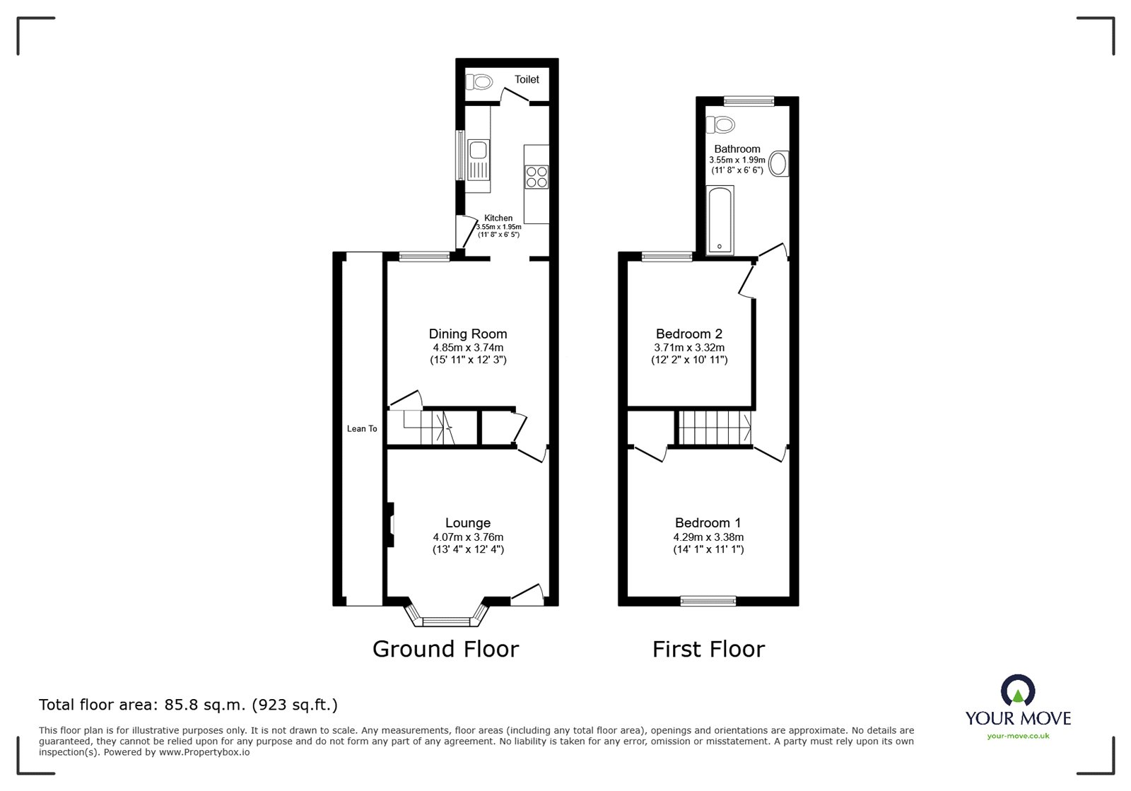 23, Factory Road, Leicestershire floorplan