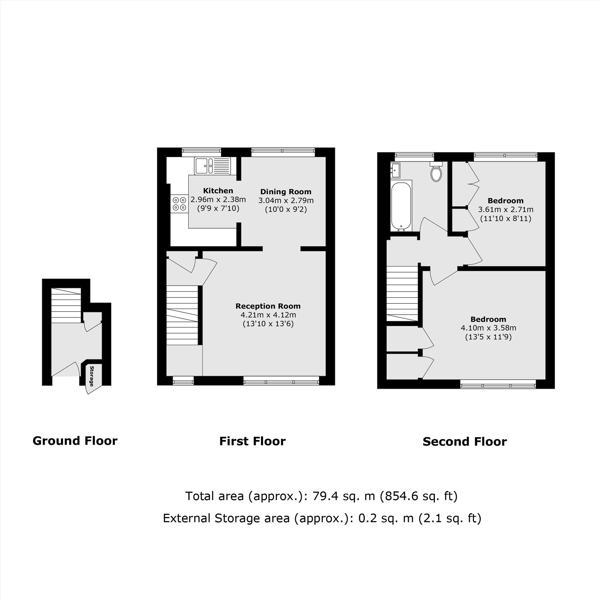 44, Lyme Farm Road, London floorplan