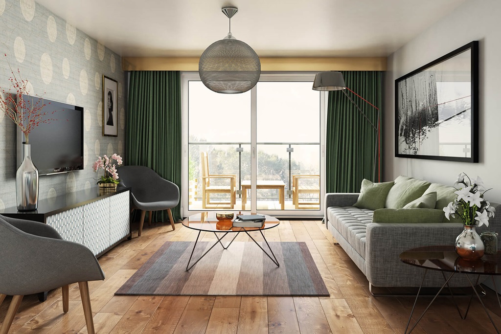 A Blank Canvas Living Space To Make All Yours