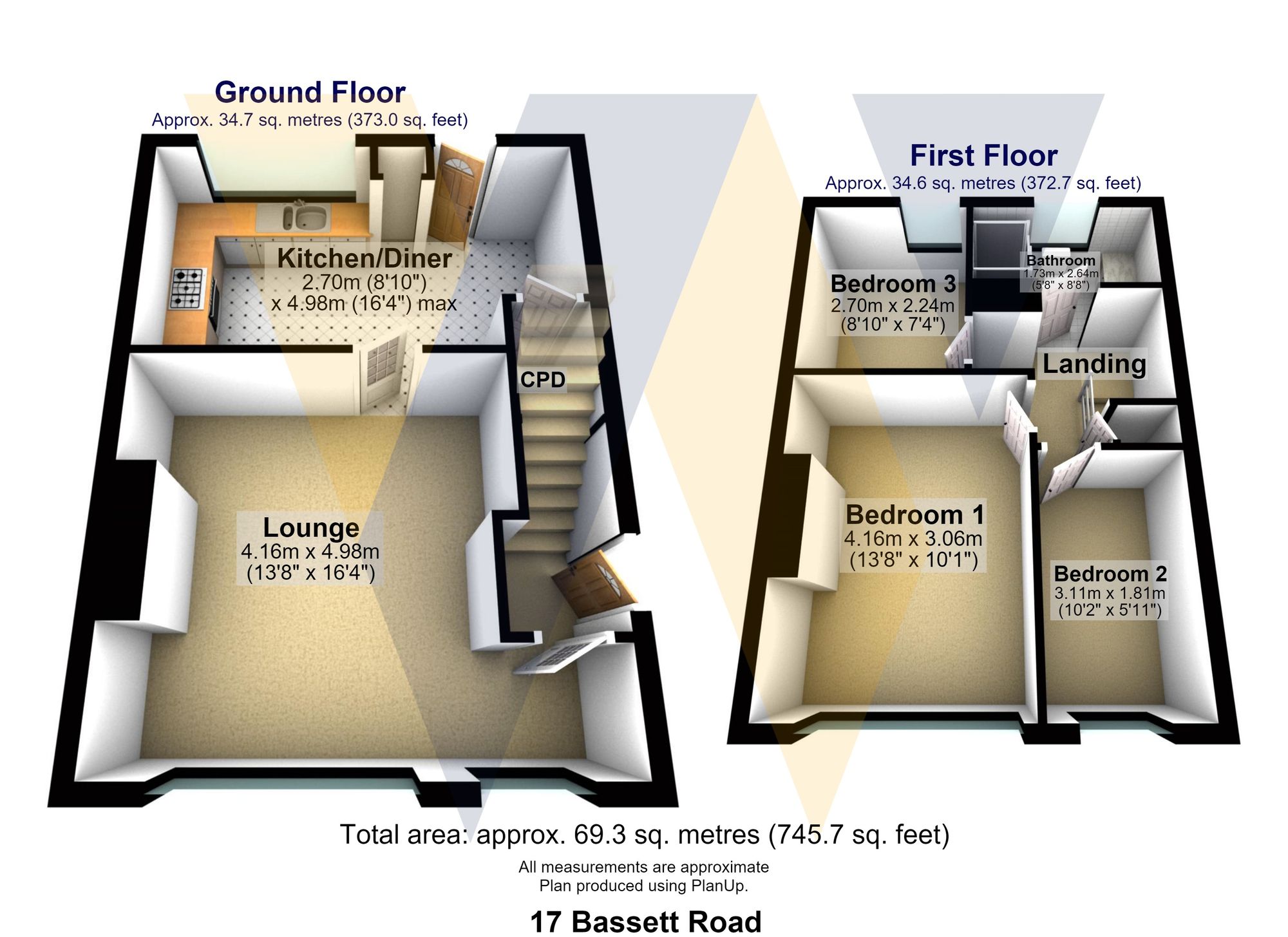 17 Bassett Road, Sheffield floorplan