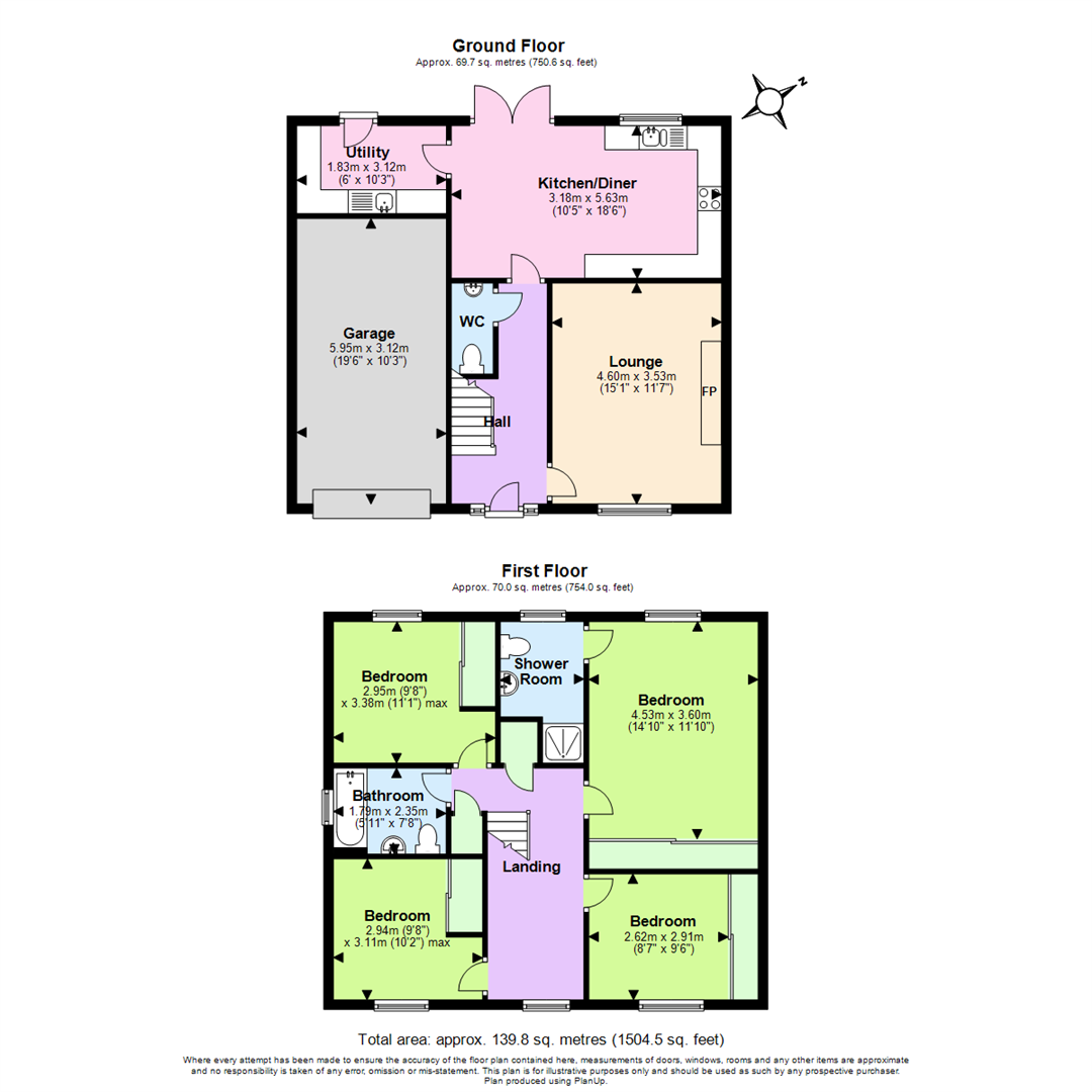 2, Tutbury Drive, Burton-upon-Trent floorplan