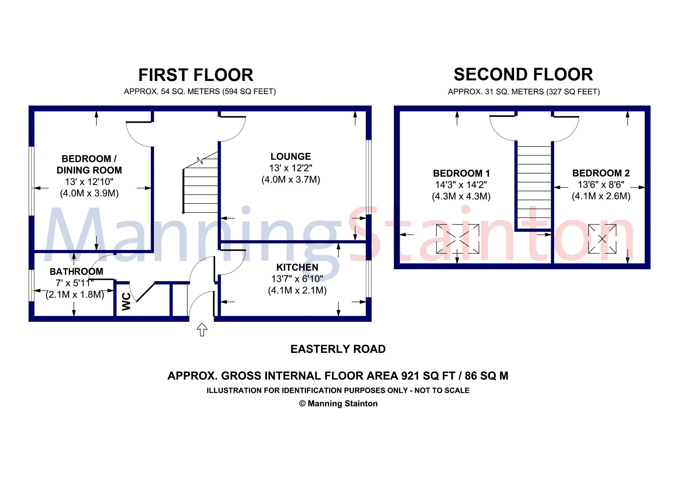 176A, Easterly Road, West Yorkshire floorplan