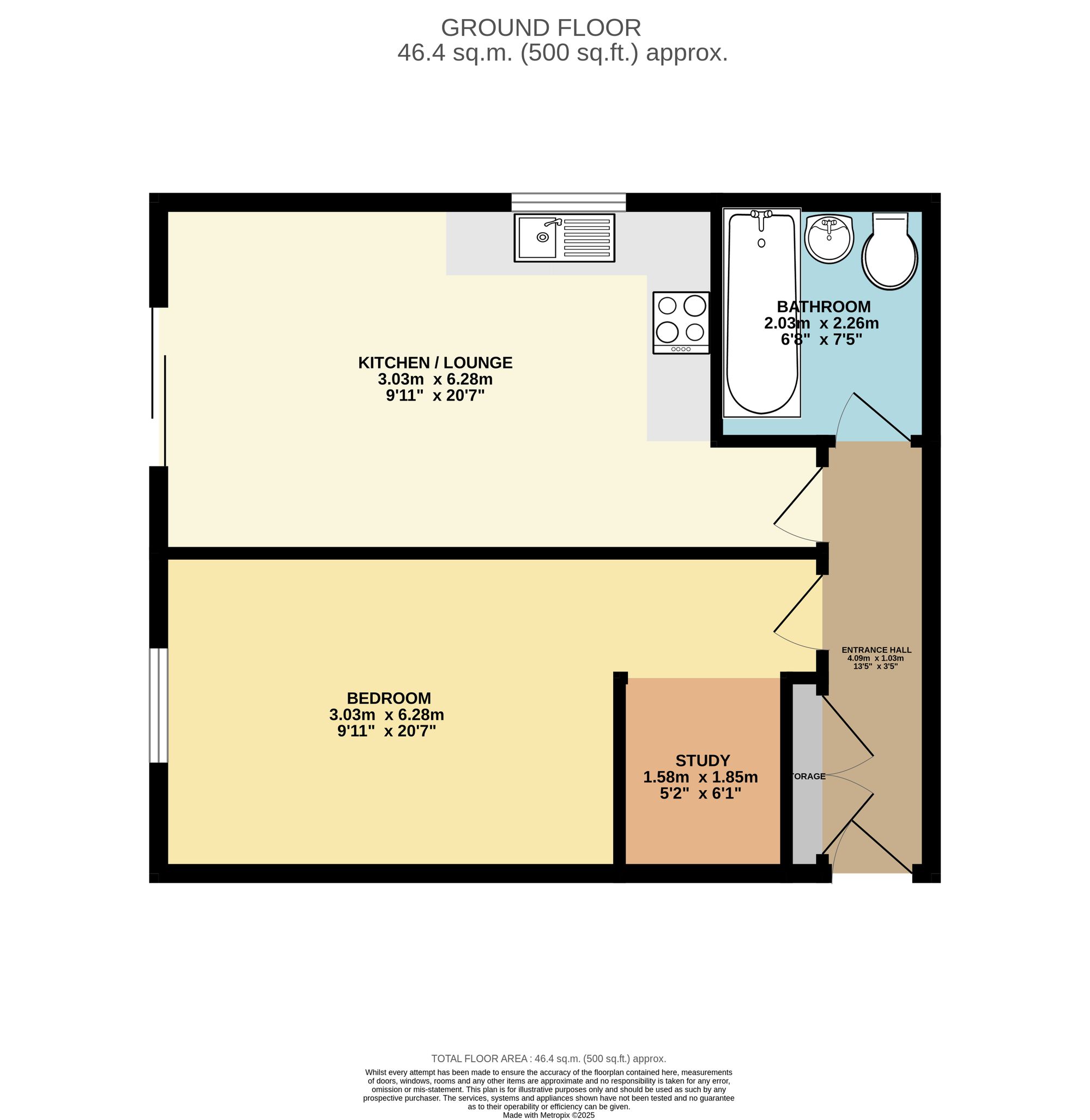 Flat 31, Markham Quay, Chesterfield floorplan