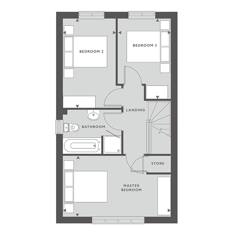 333, Eastglade Road, Bestwood floorplan