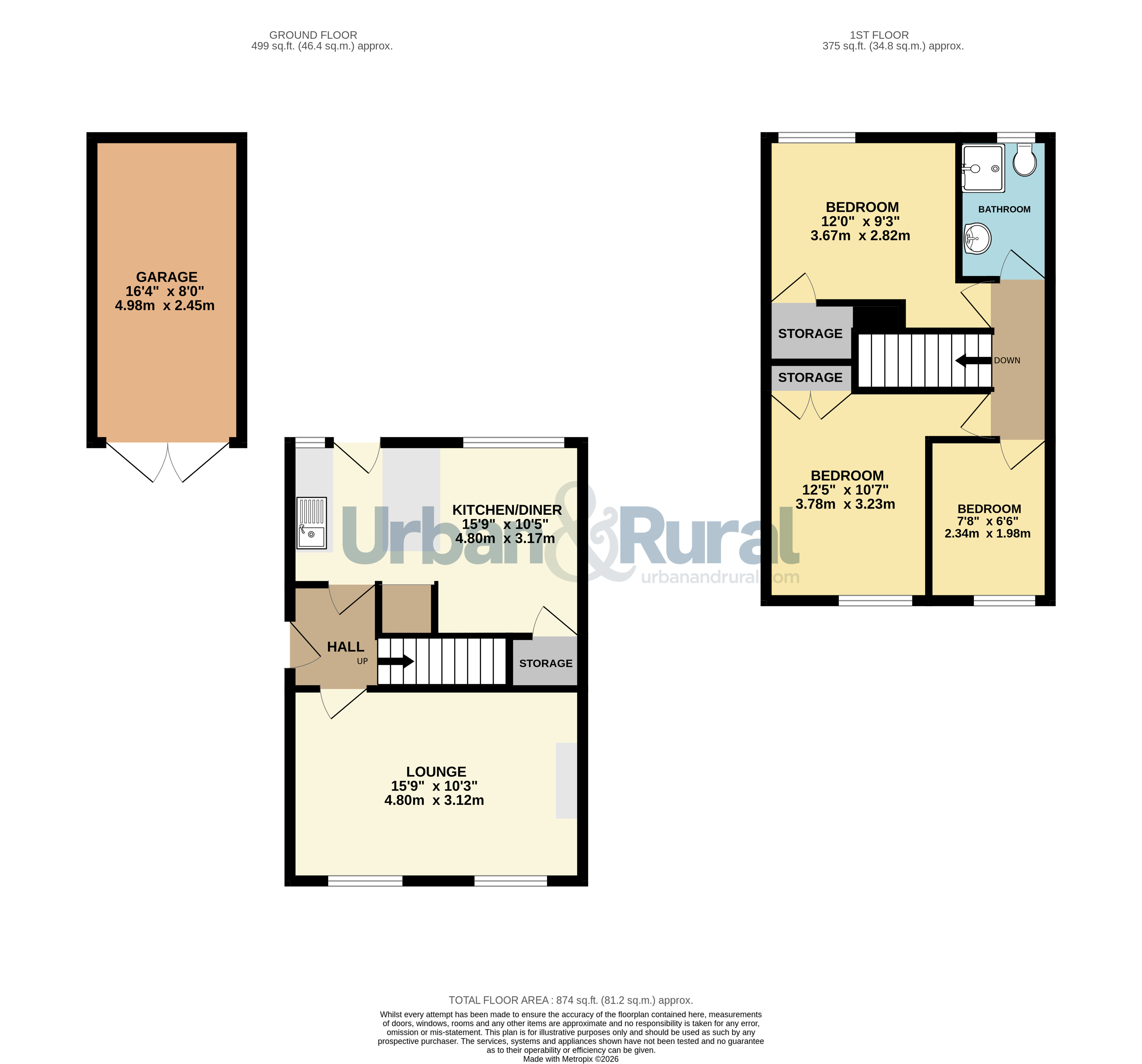 36, Studley Road, Bedford floorplan