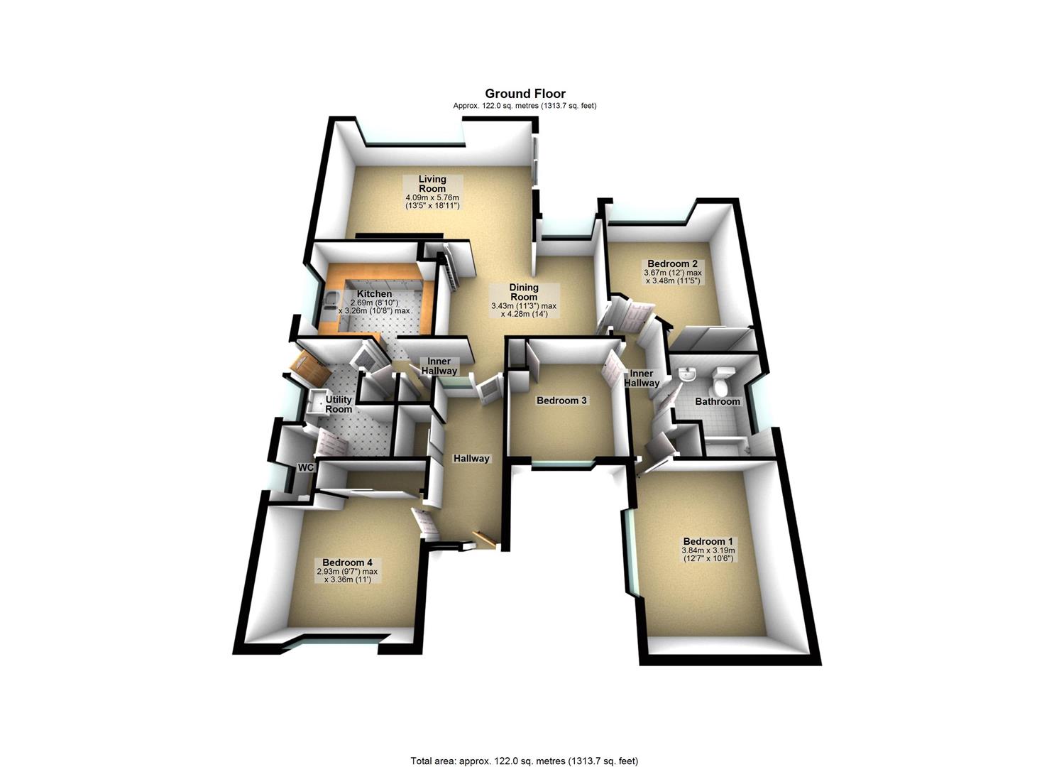 4 Bedrooms Detached bungalow for sale in Main Street, Bradmore, Nottingham NG11