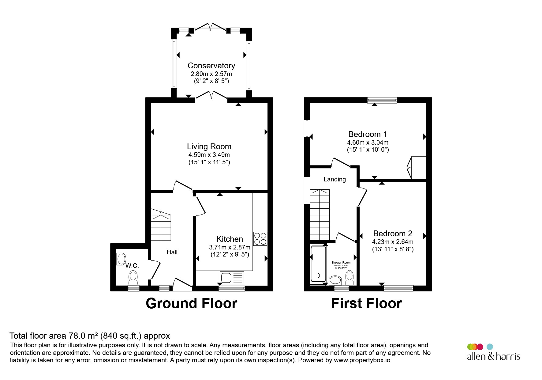 32, Colwell Road, Wallingford floorplan