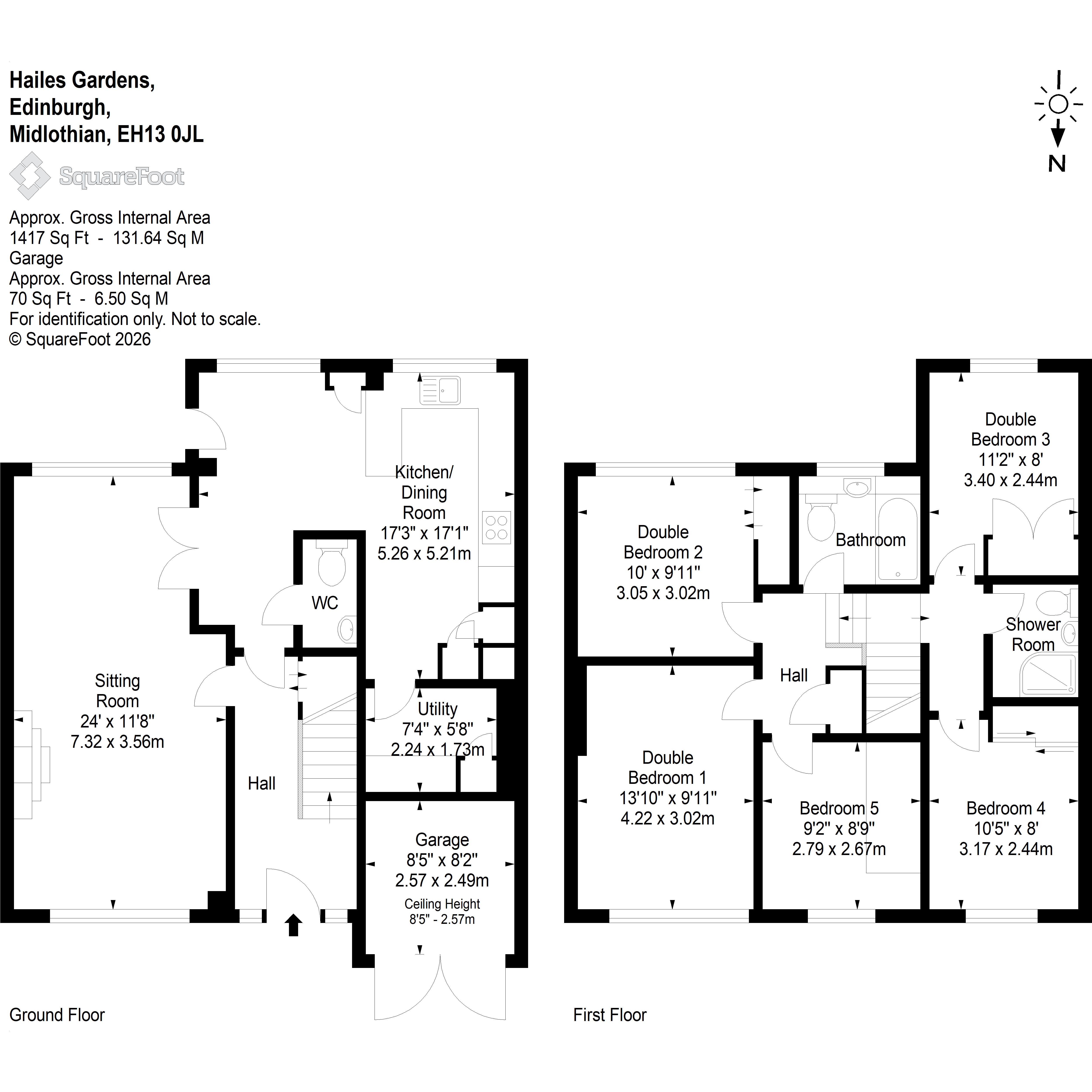 30, Hailes gardens, Edinburgh floorplan
