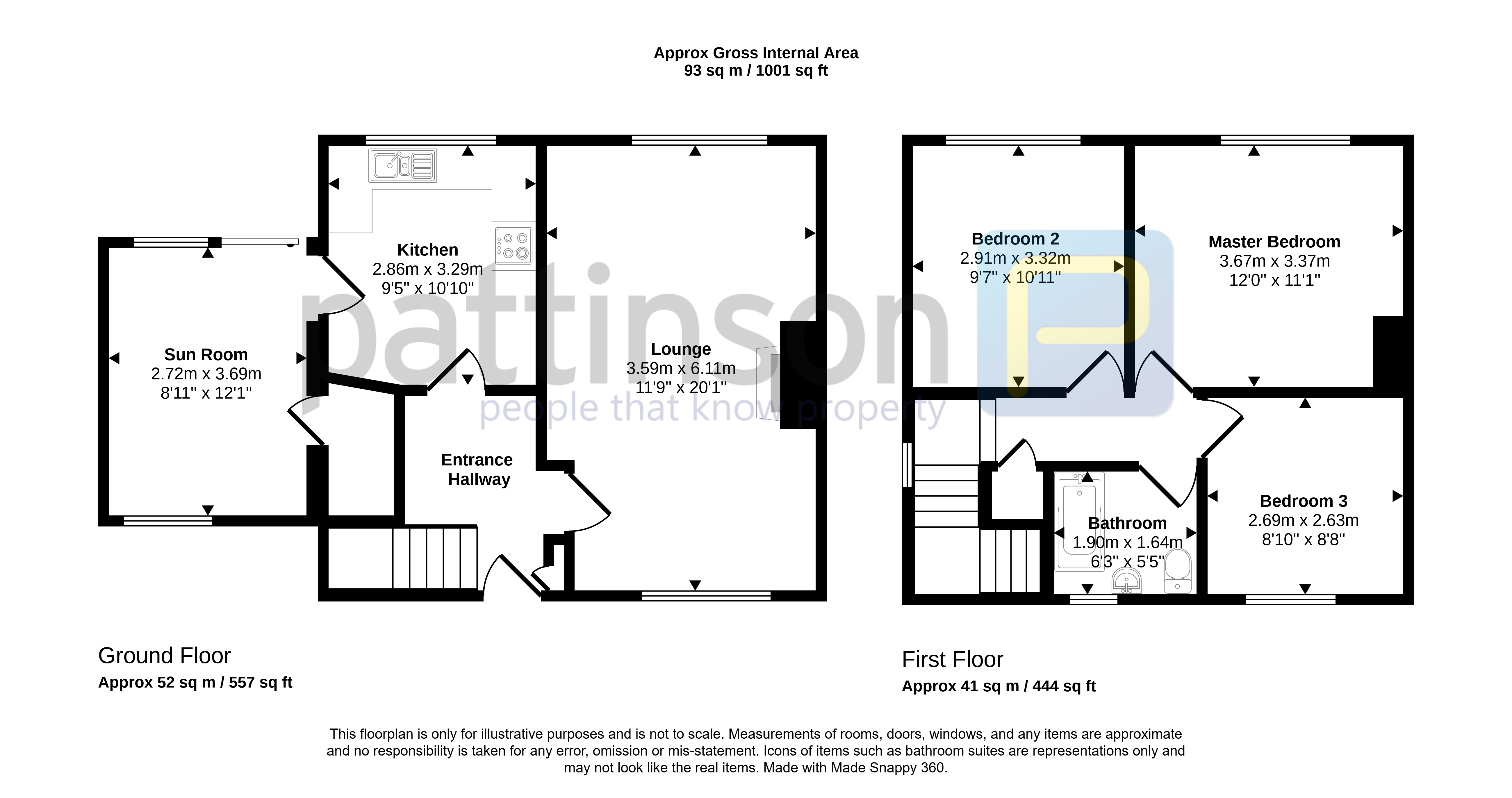 88, Welfare Crescent, Newbiggin-by-the-Sea floorplan