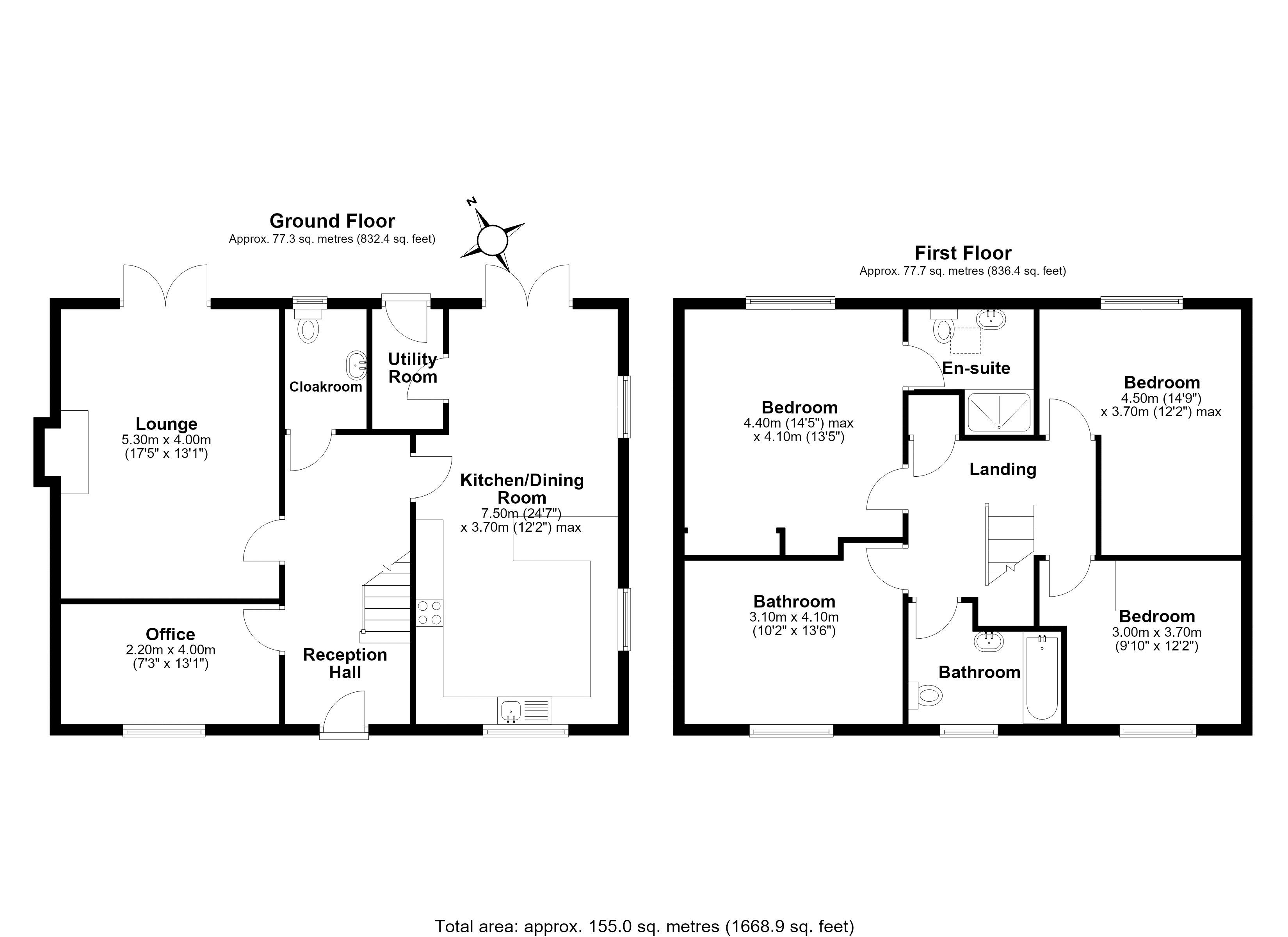 Brookside, Shrewsbury floorplan