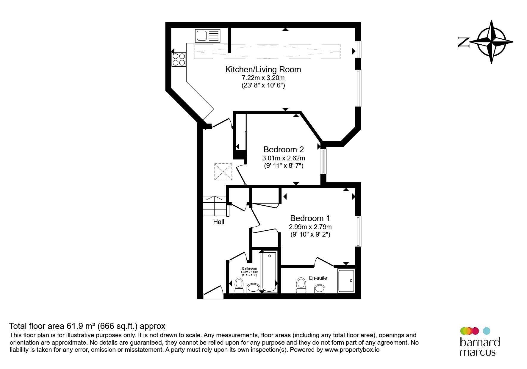 Flat 6, The Gatehouse, Hogarth Lane, London floorplan