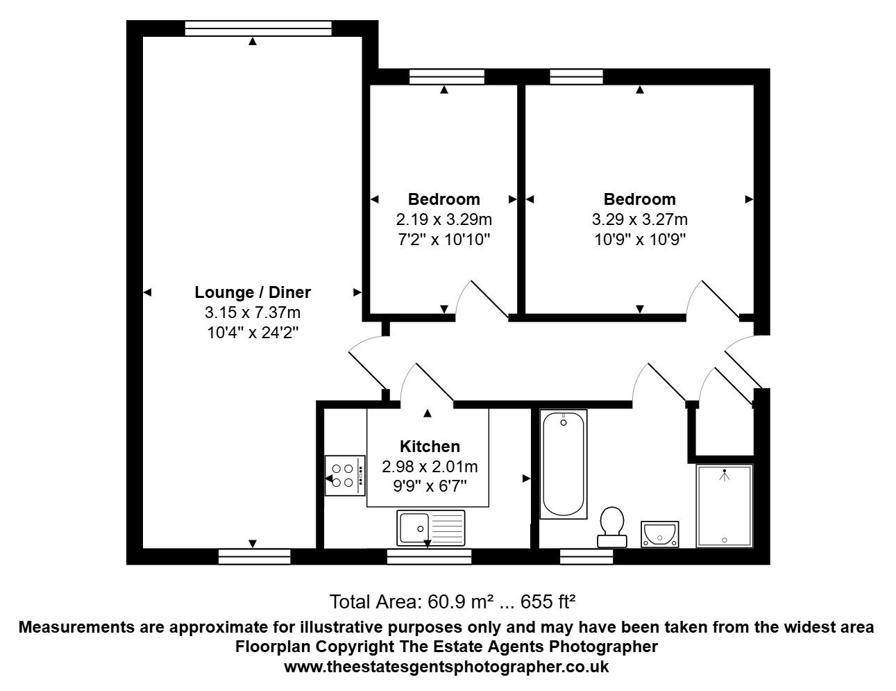 24 High Elms, 162, Notley Road, Braintree floorplan