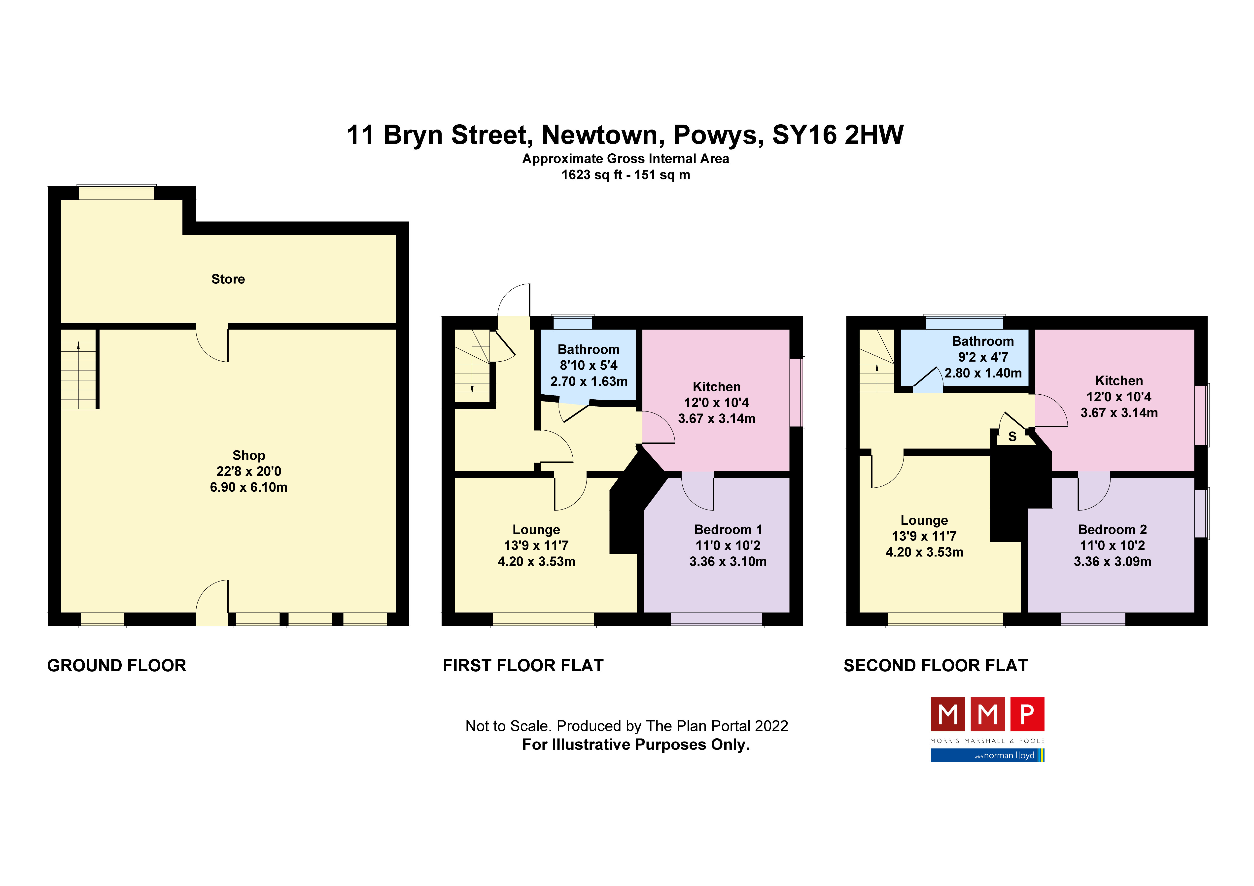 11, Bryn Street, Powys floorplan