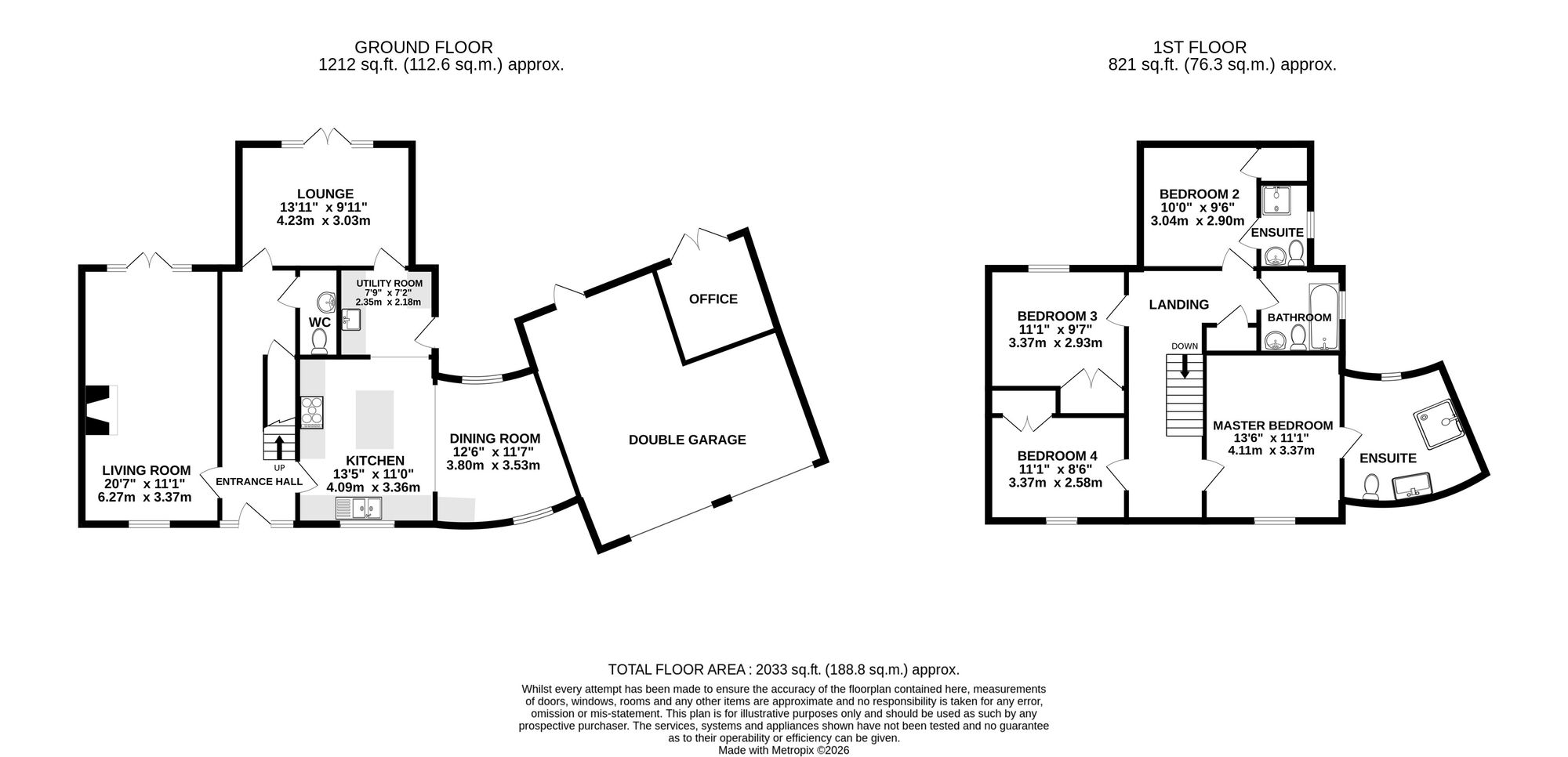 16 Ashbourne Drive, Crewe floorplan