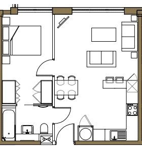 Downtown, Salford floorplan