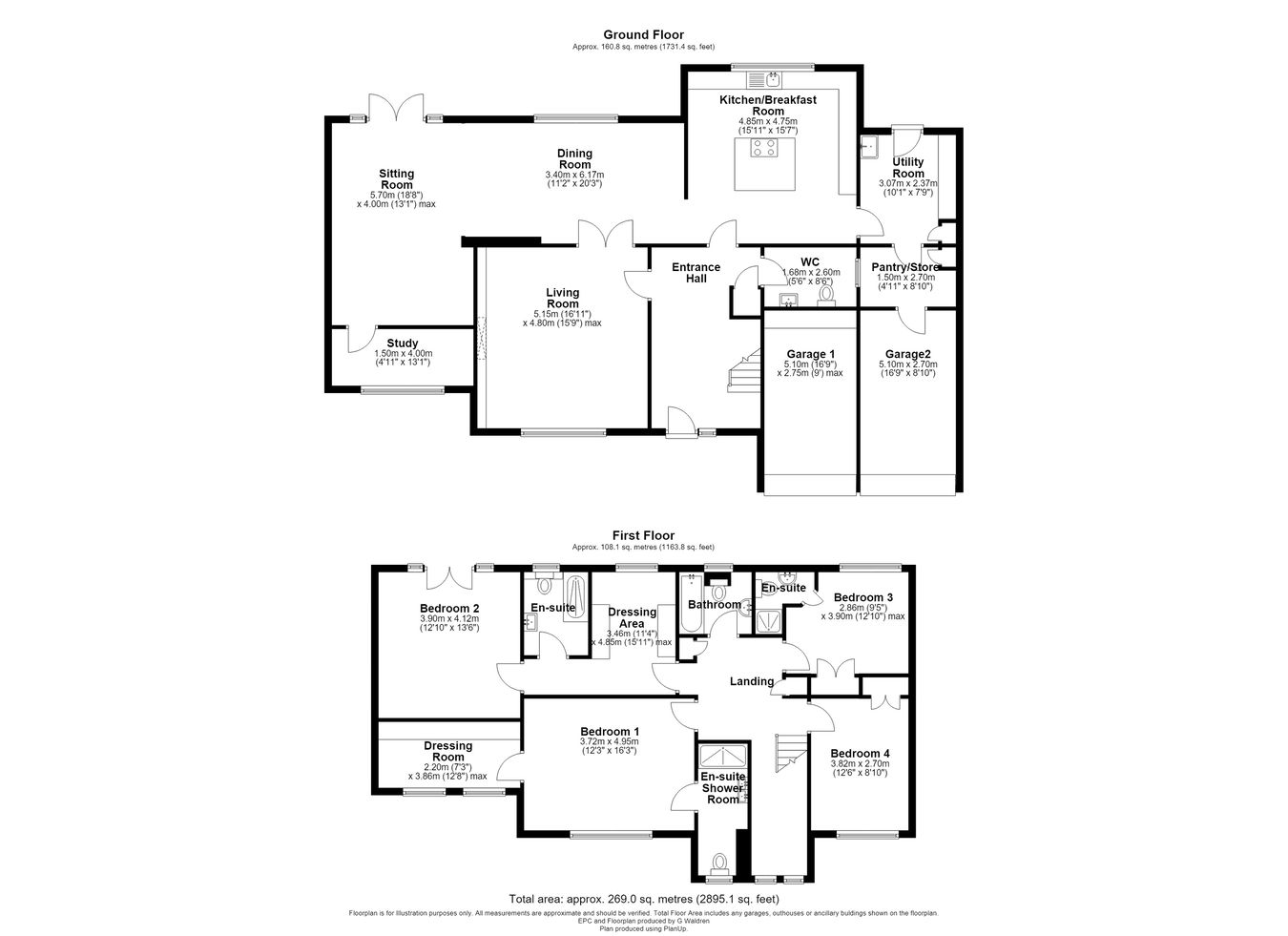 18, Green Hill Road, CAMBERLEY floorplan