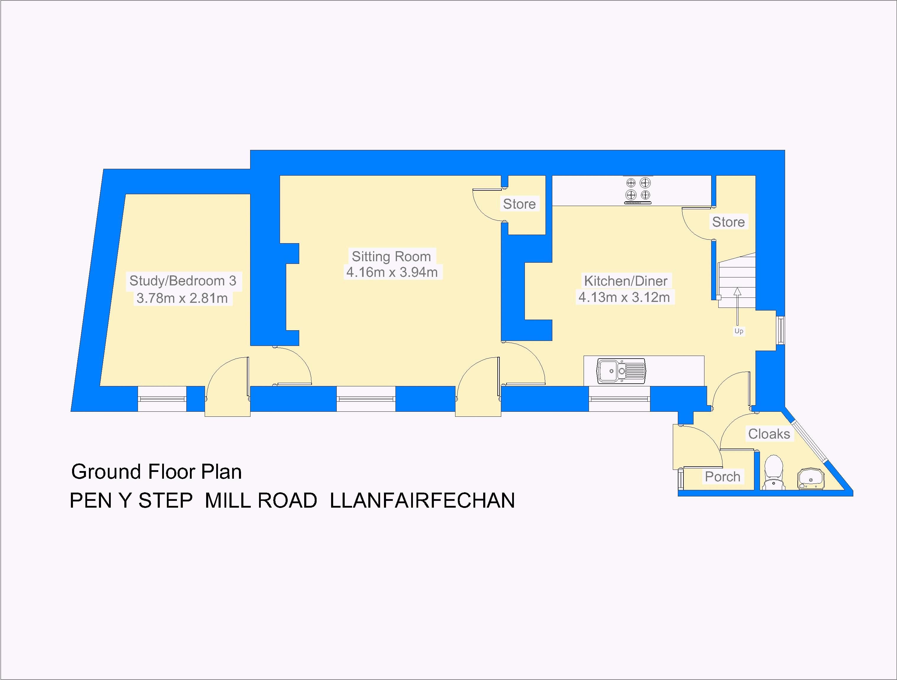 2 Bedrooms  to rent in Pen Y Step Cottage, Mill Road, Llanfairfechan LL33