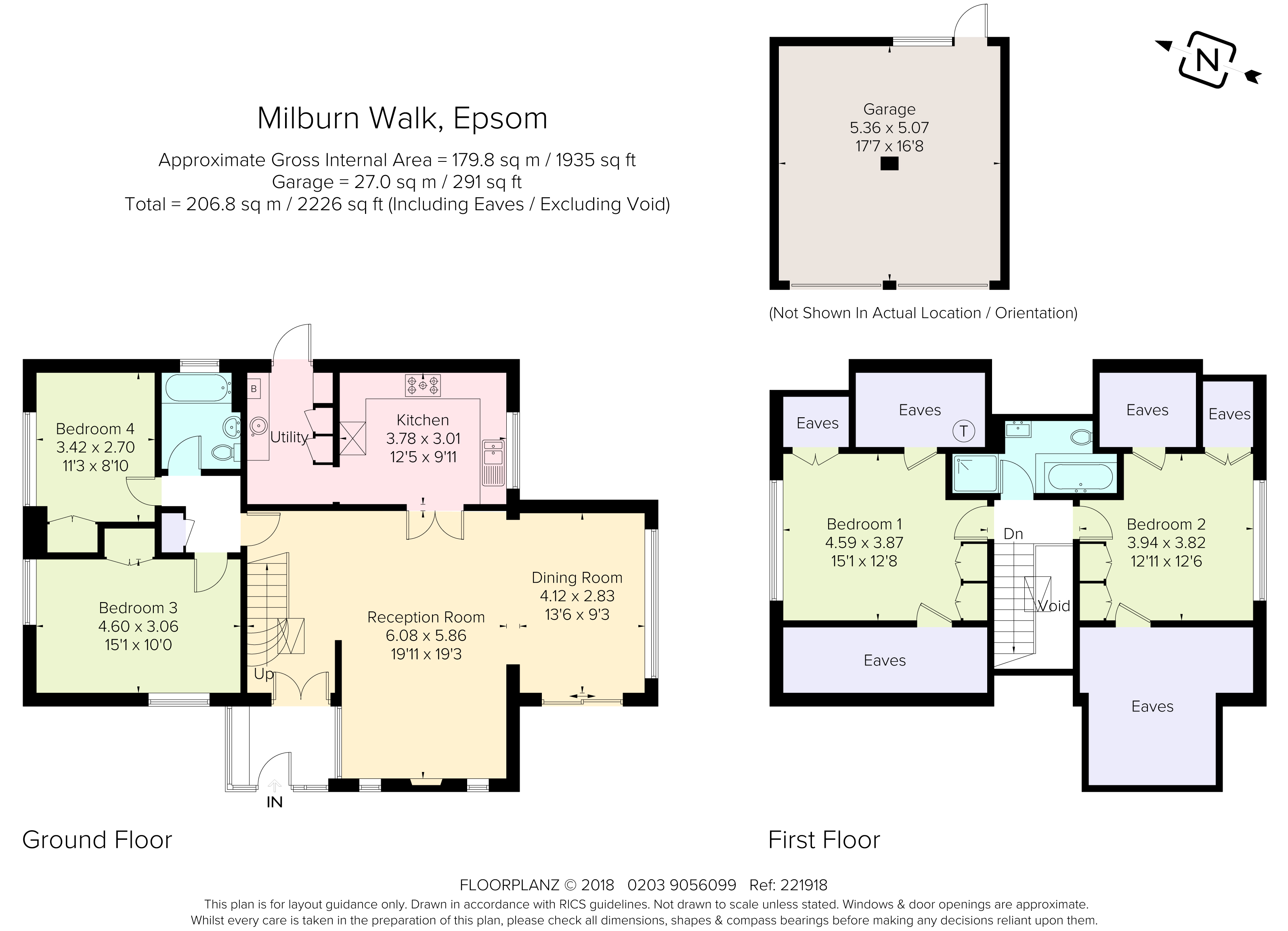 4 Bedrooms Detached house to rent in Milburn Walk, Epsom KT18