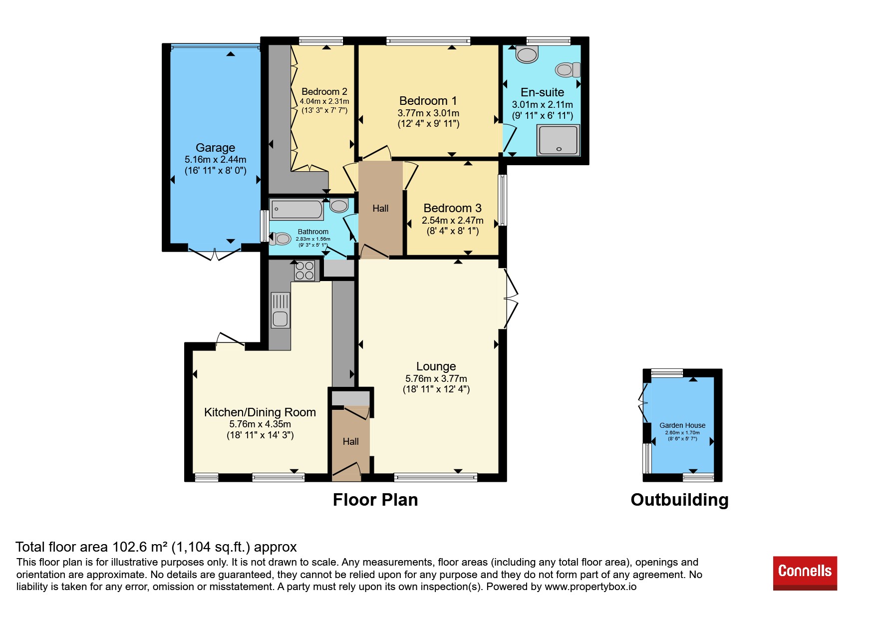 2, Elm Drive, Birmingham floorplan