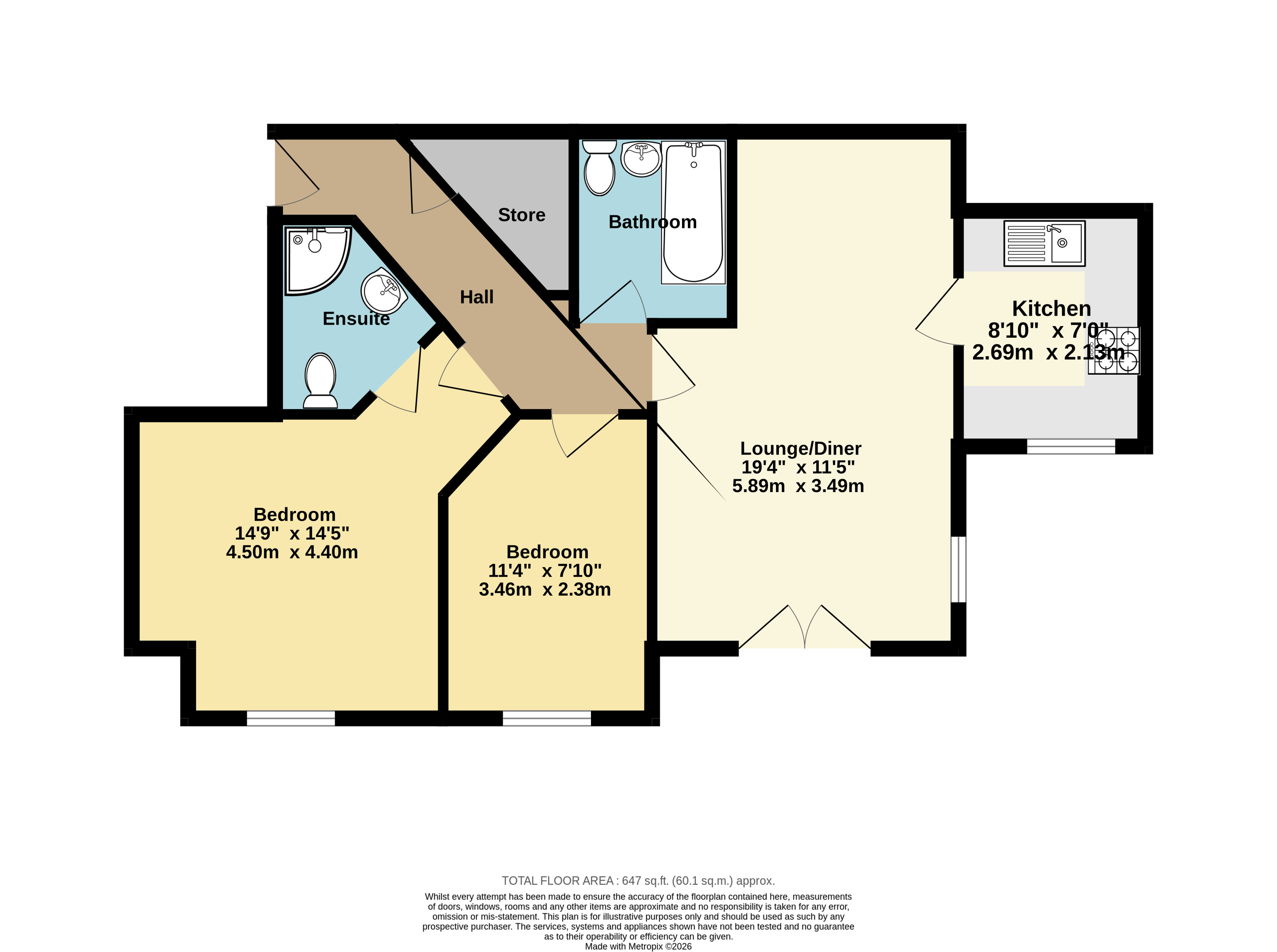 3, Lime Grove, Ramsgate floorplan
