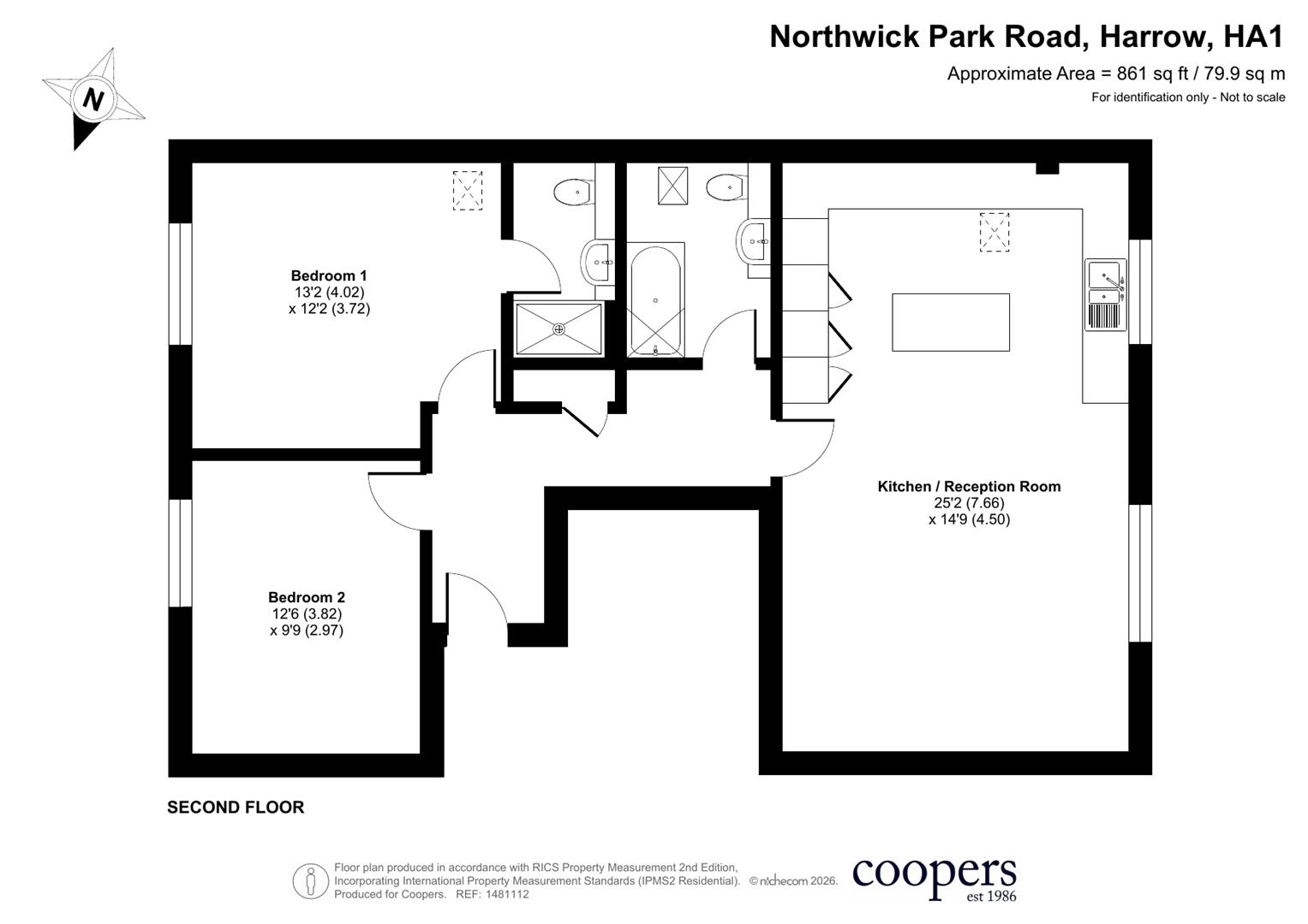 1 Northwick Park Road, Harrow floorplan