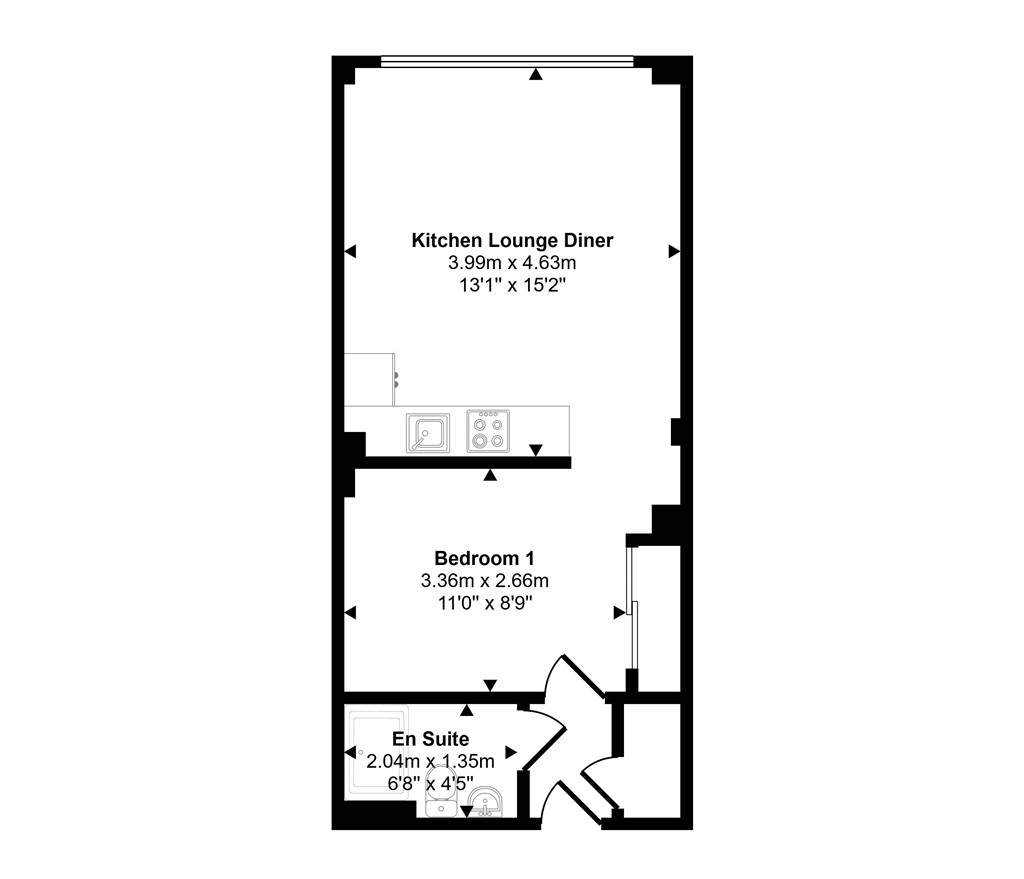 Apartment 250, Kettleworks, 126, Pope Street, BIRMINGHAM floorplan