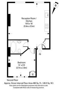 50C Blenheim Crescent, London floorplan