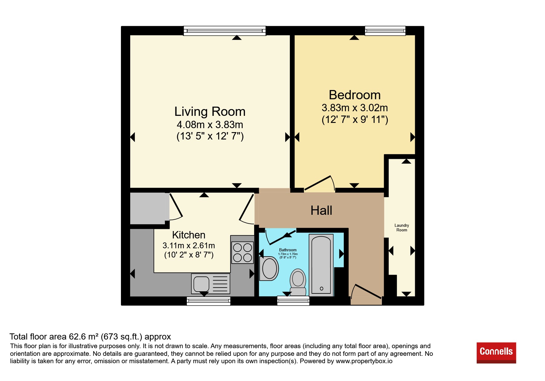 9, Godwin Walk, Northampton floorplan