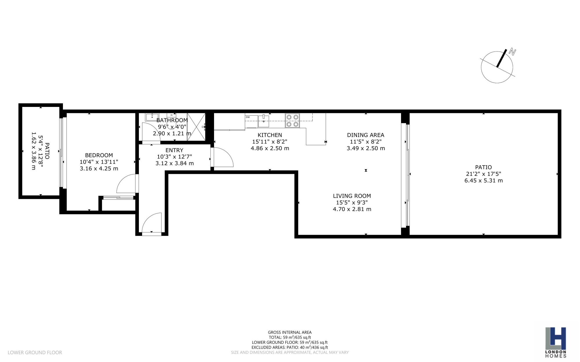 Gunnersbury Avenue, Ealing floorplan