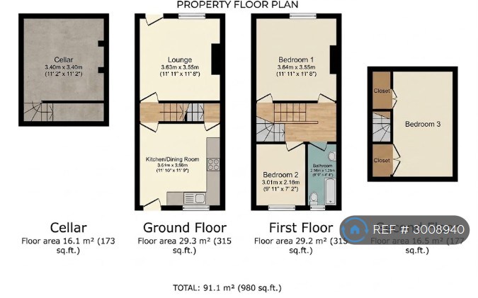Tavistock Road, Sheffield floorplan