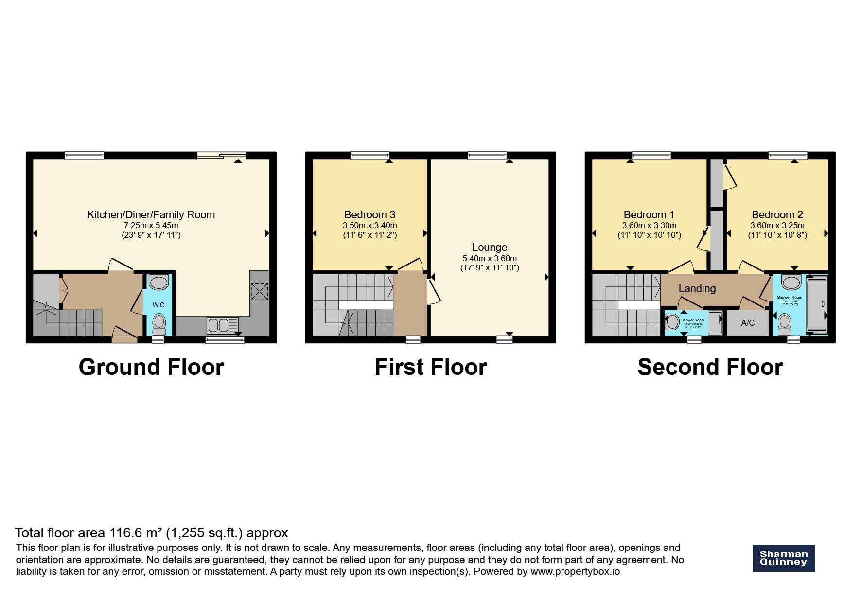 165, Watergall, Peterborough floorplan