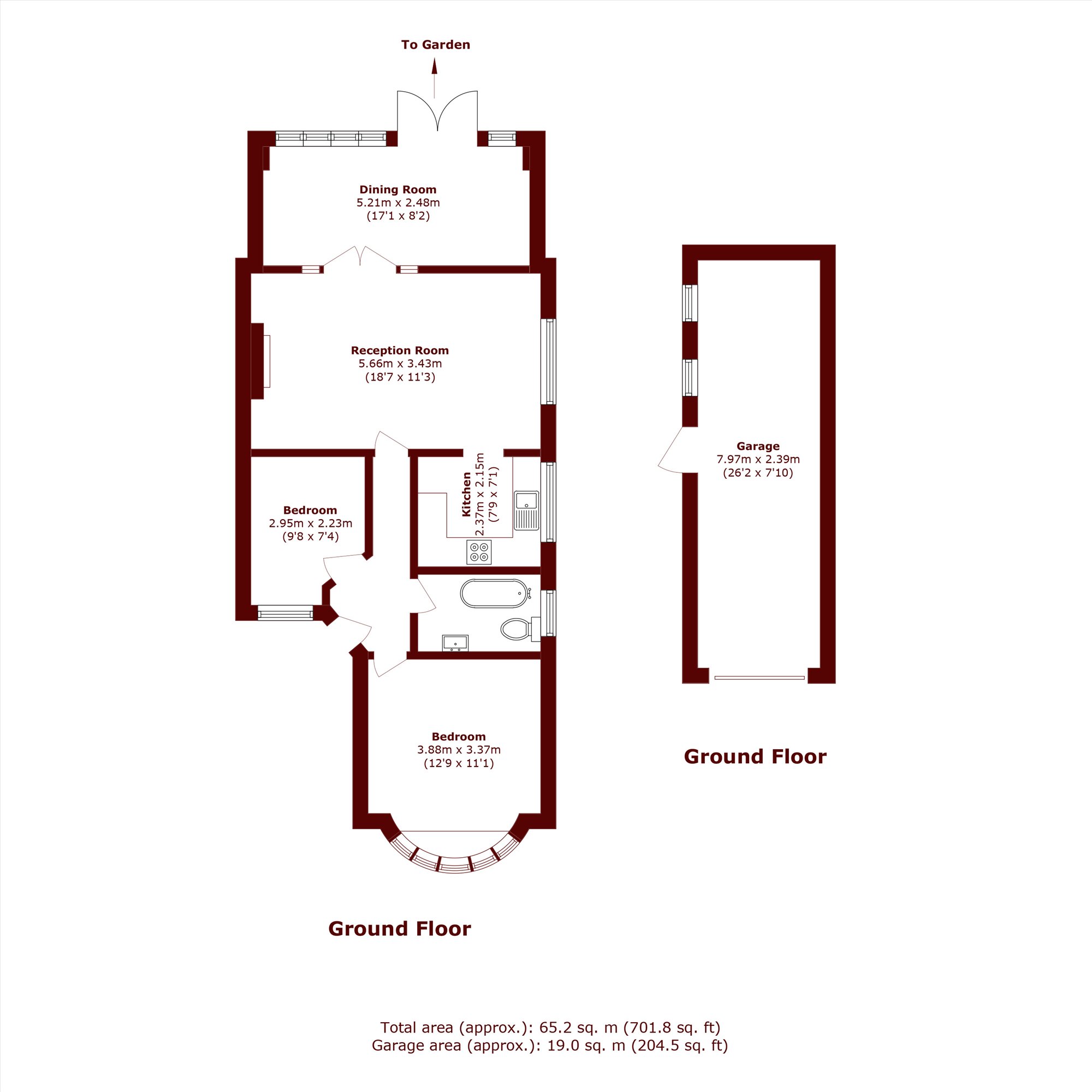 71, Beechcroft Avenue, Bexleyheath floorplan