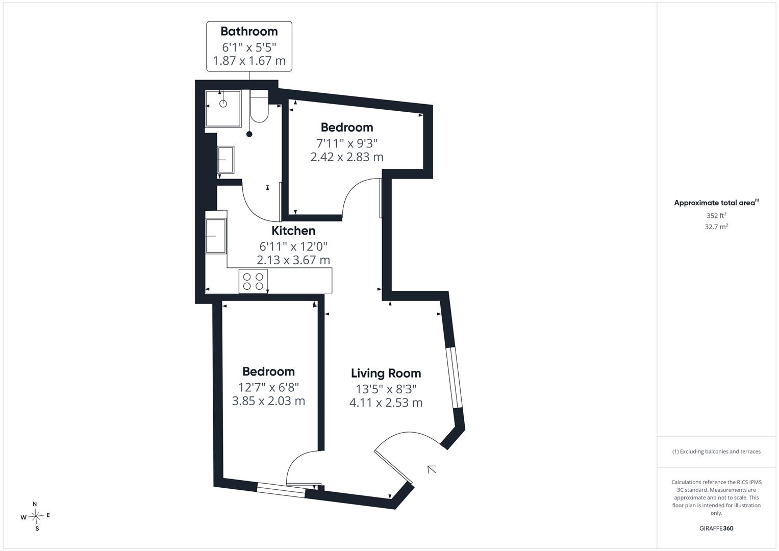 115A, Bell Hill Road, Bristol floorplan