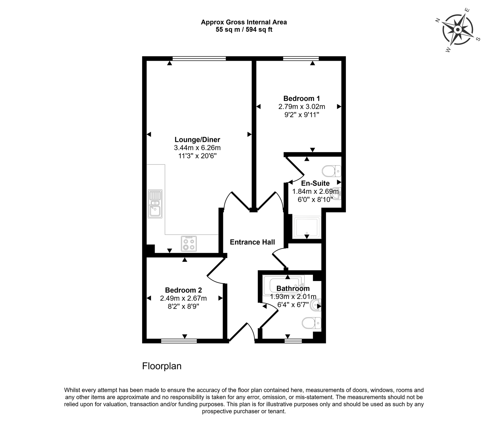 4, Lime Tree Place, Ipswich floorplan