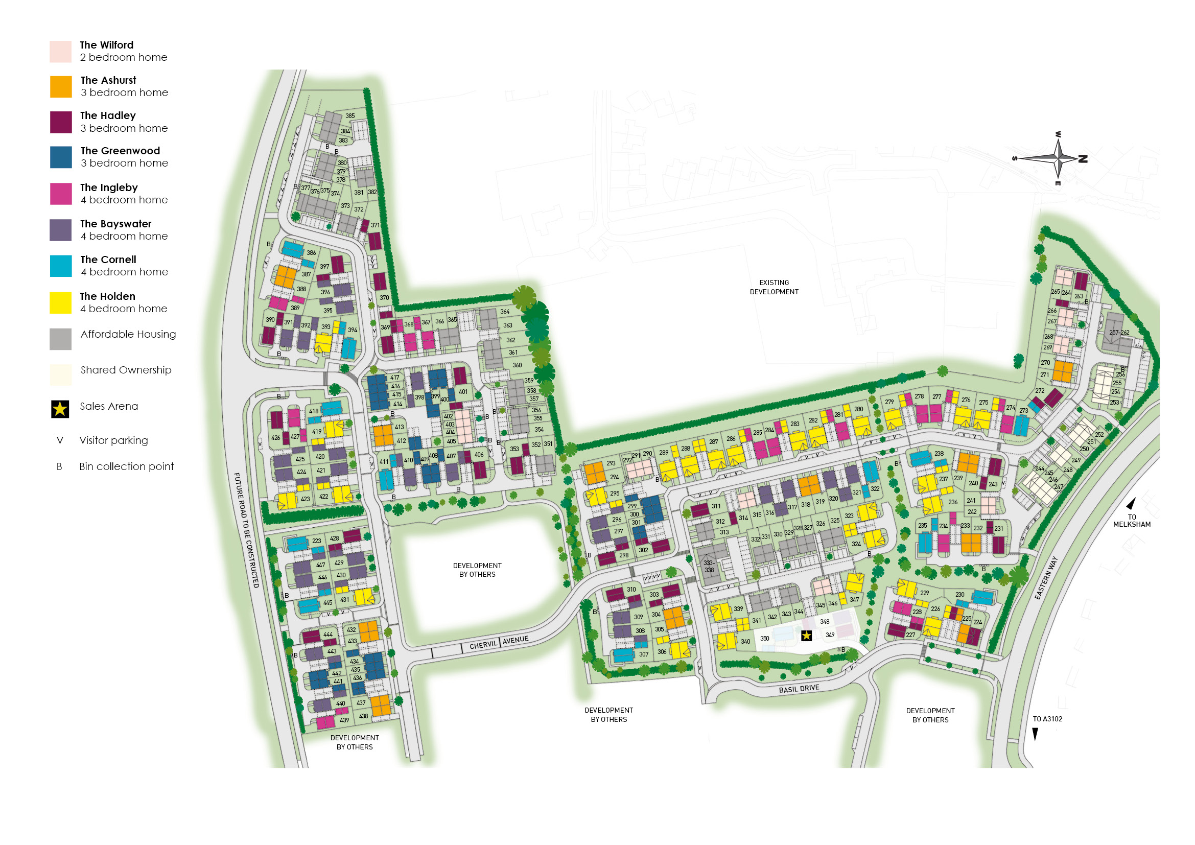 New home, 4 bed detached house for sale in "Holden" at Hawthorn Road, Melksham SN12 Zoopla
