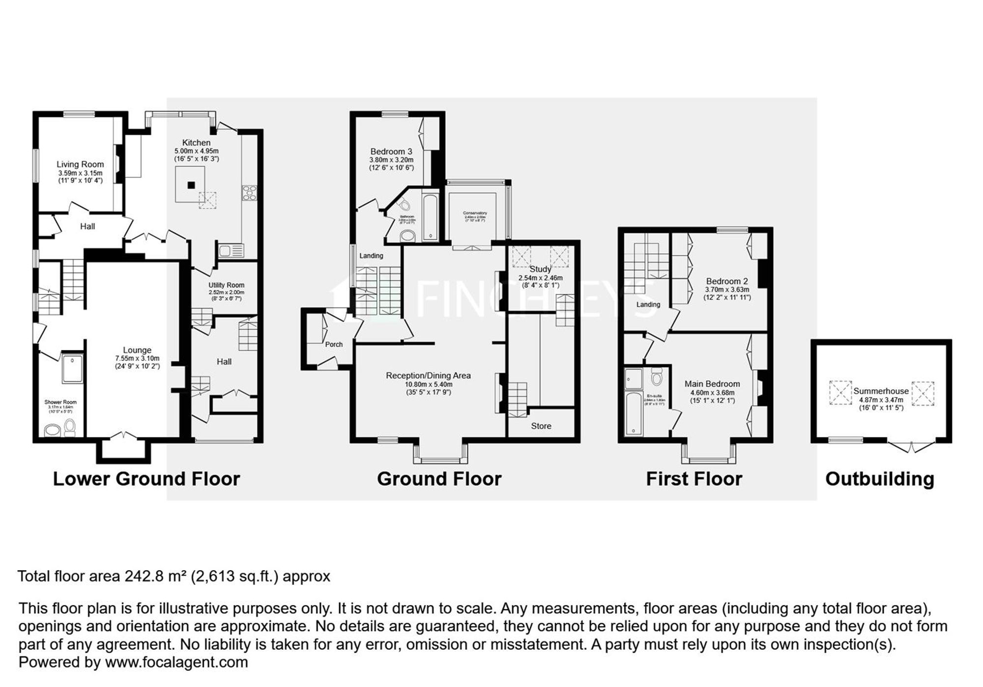 122 Hadley Road, Barnet floorplan
