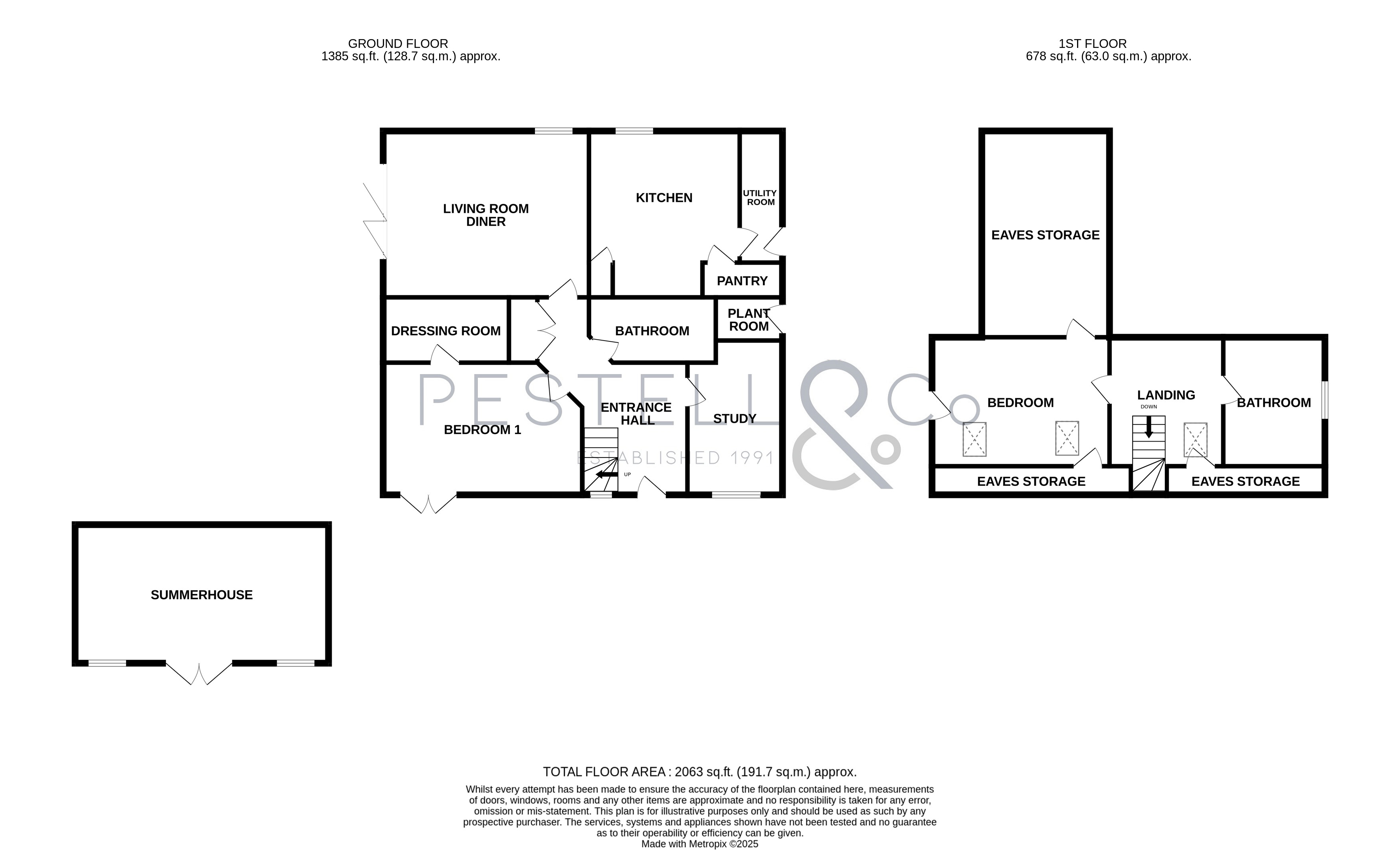 Round House & Taylors Barn, Buttleys Lane, Dunmow floorplan