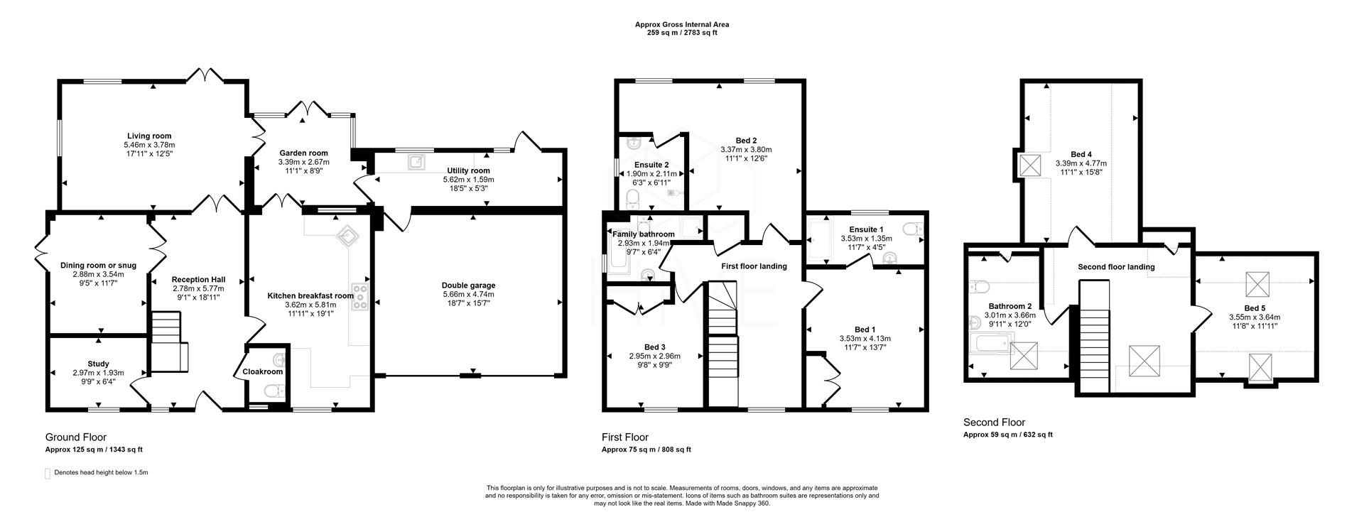 Sodor House, 11, Highfield Road, Ferndown floorplan