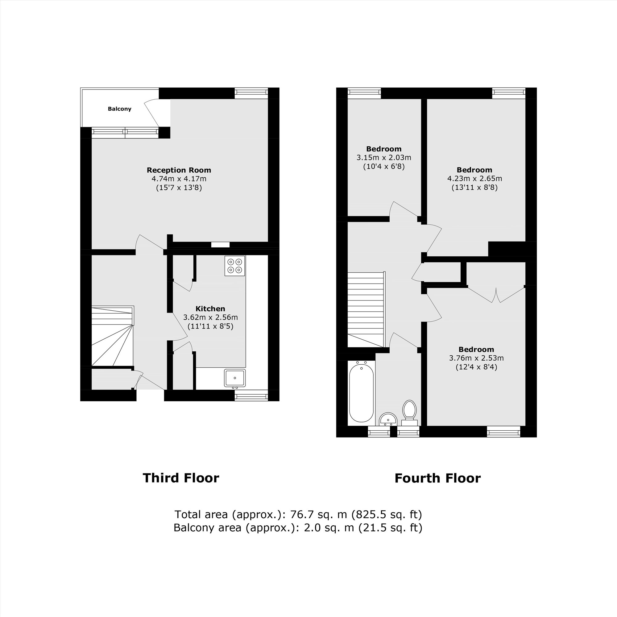41, Fenwick Place, London floorplan
