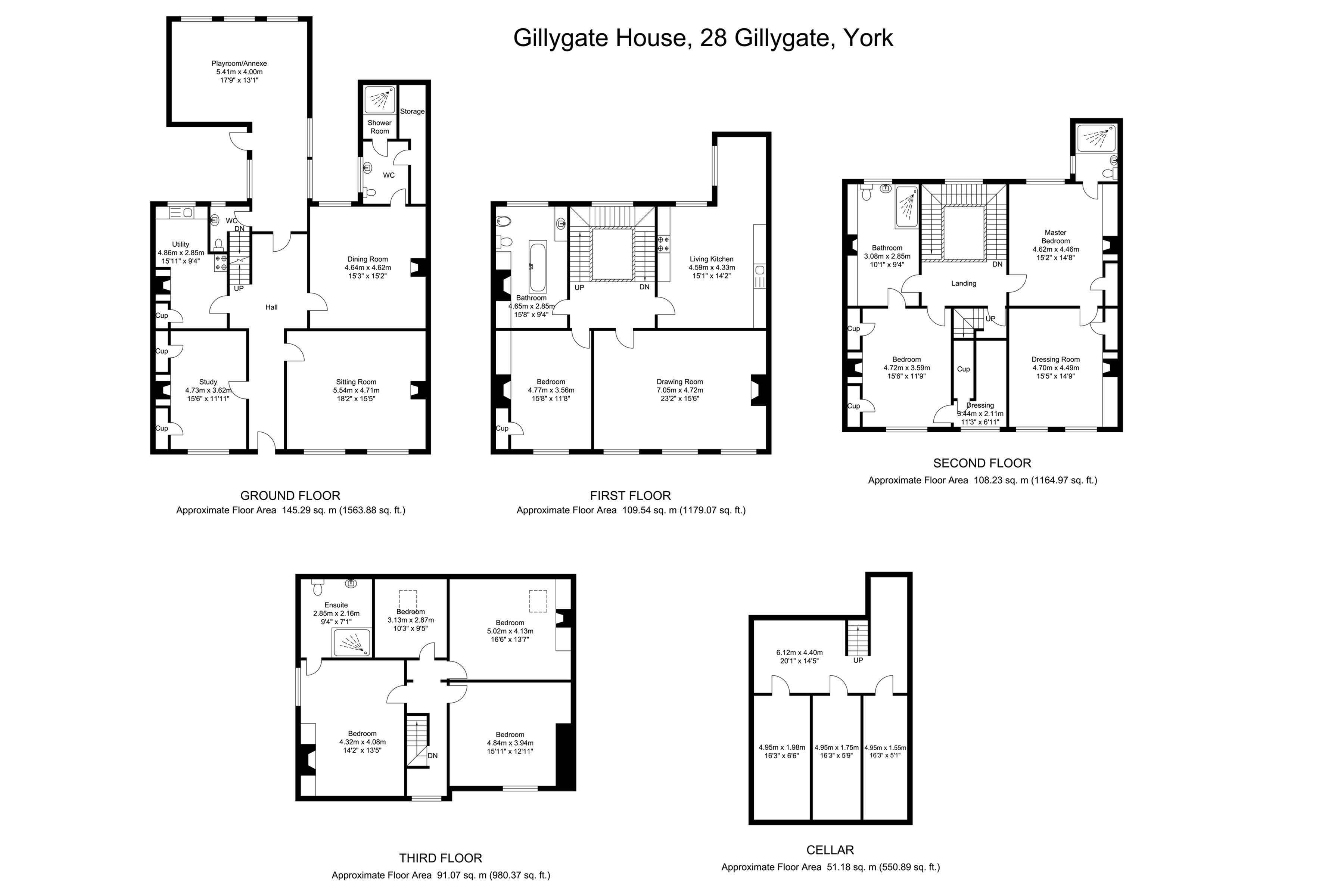 6 Bedrooms Detached house for sale in Gillygate, York YO31