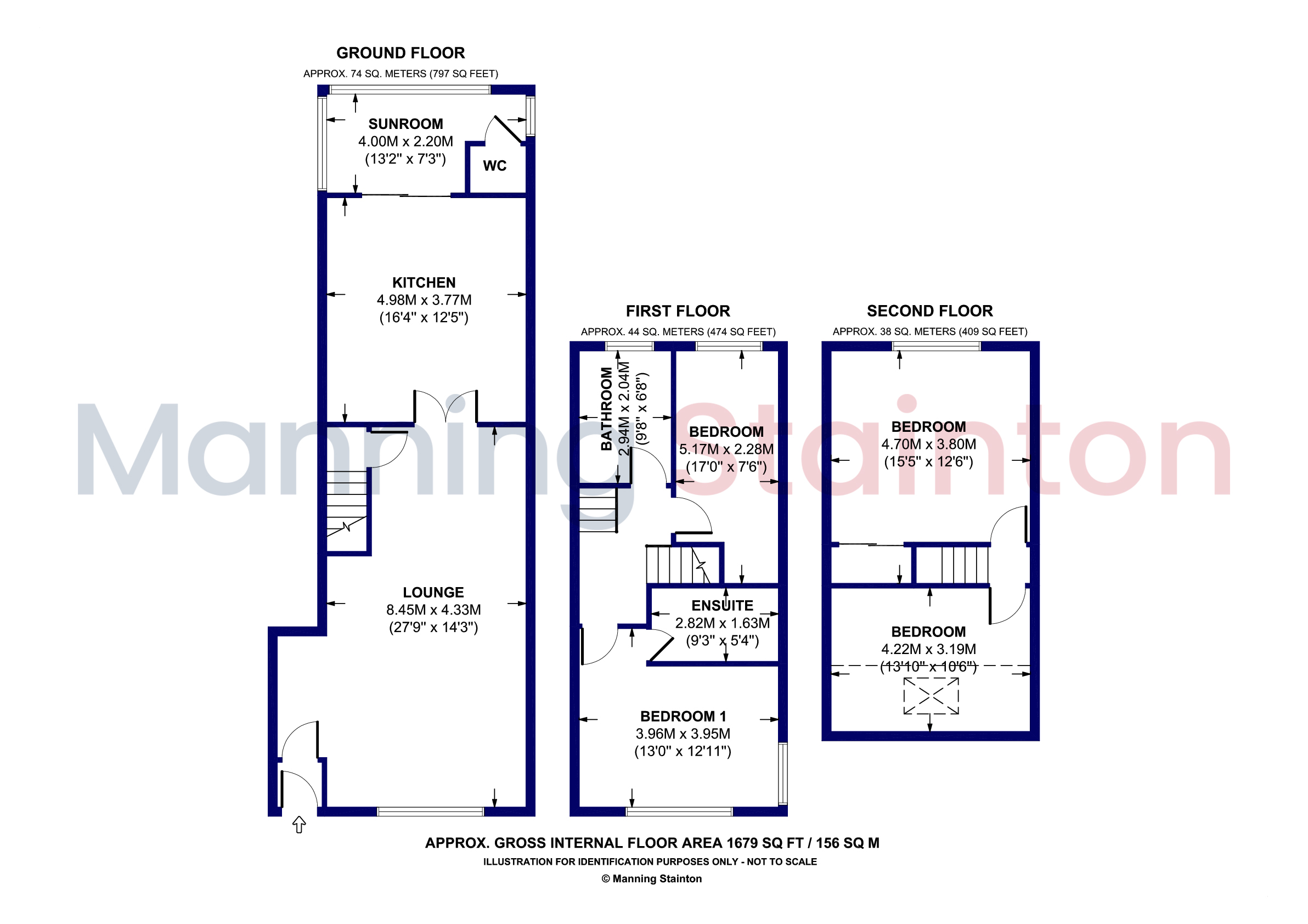596, Leeds Road, West Yorkshire floorplan