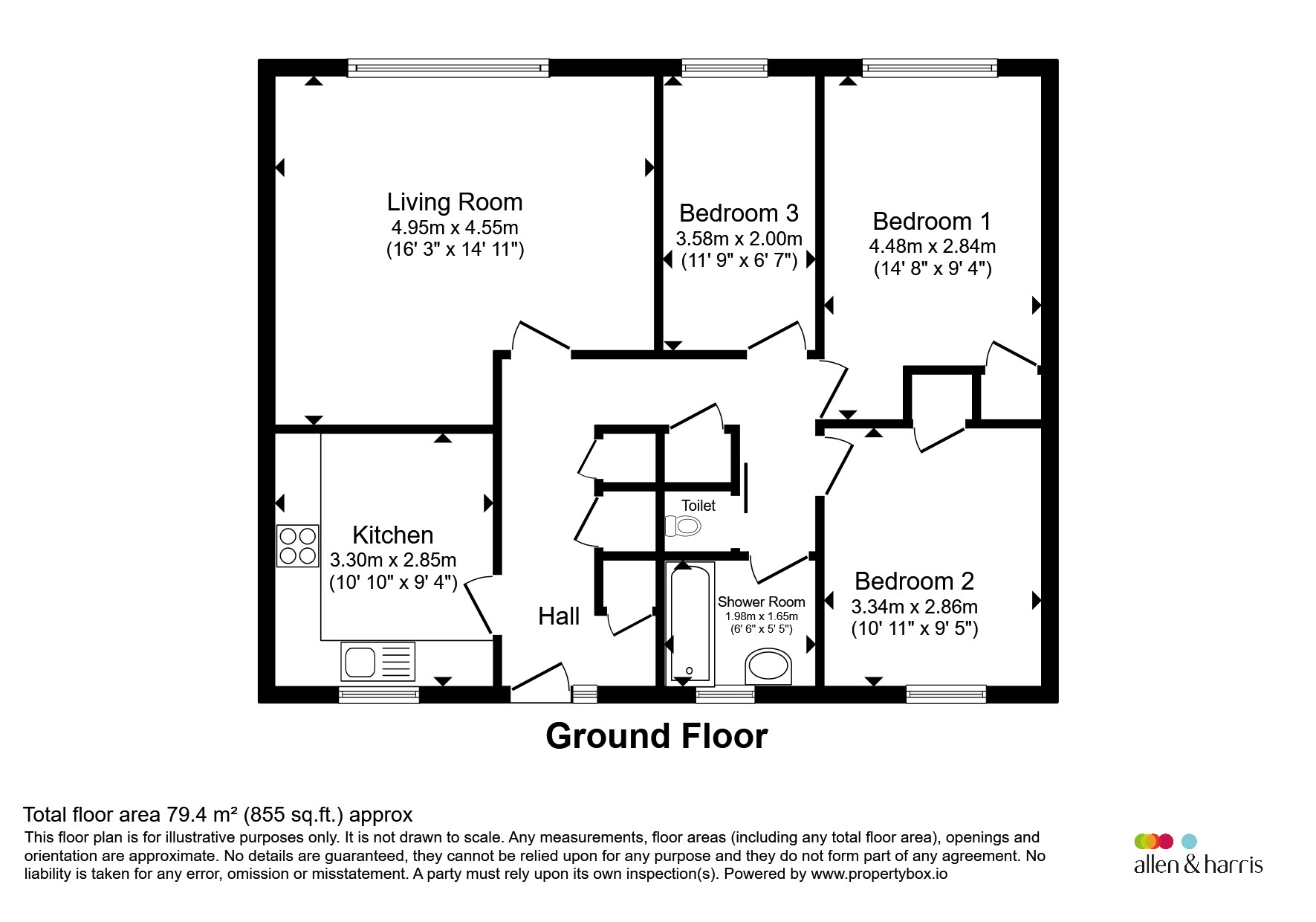 33, Midsummer Buildings, Bath floorplan