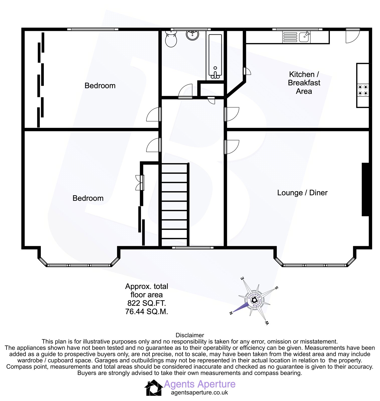6A,, Waldegrave Court, Upminster floorplan