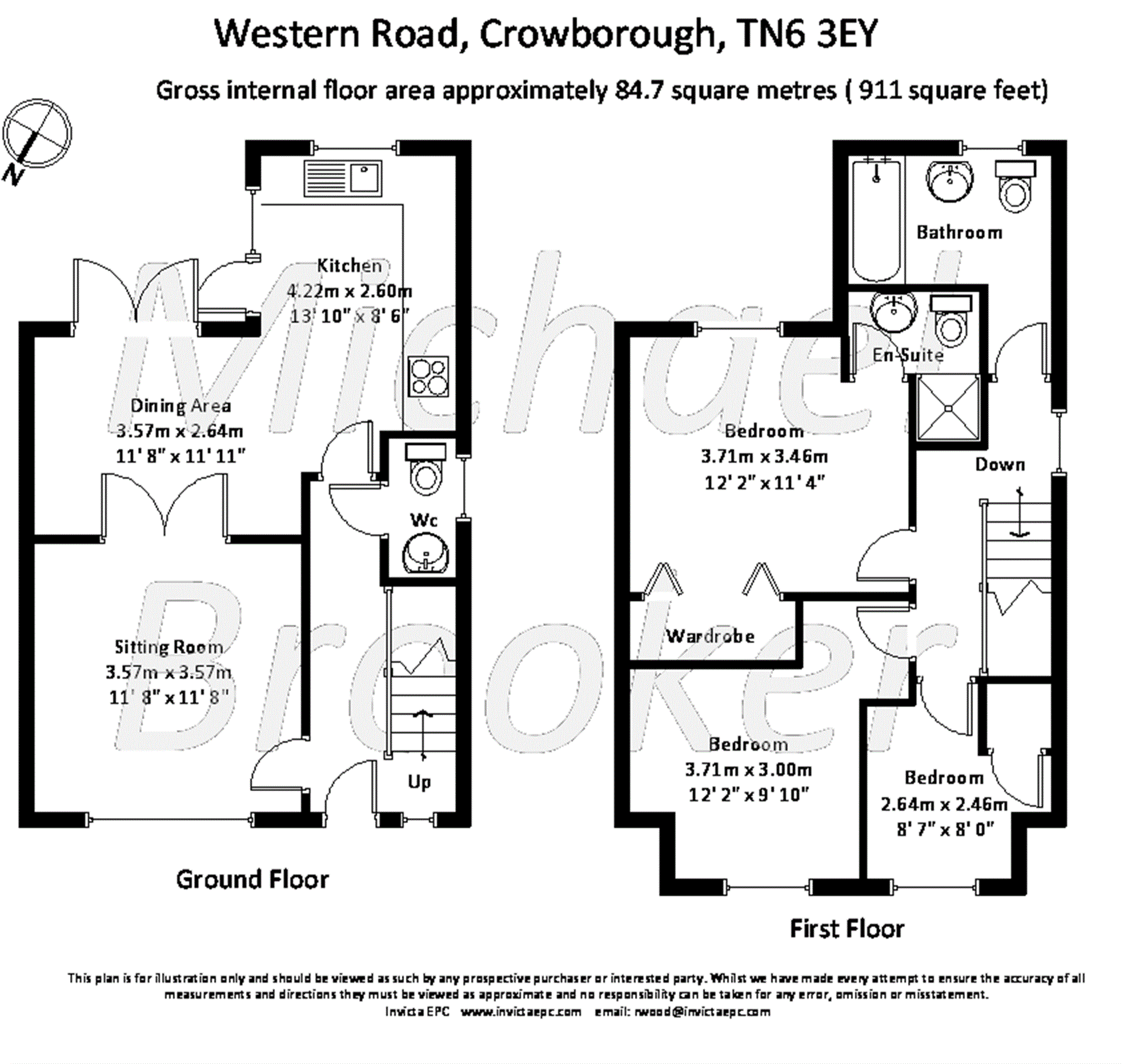 3 Bedrooms Detached house for sale in Western Road, Crowborough TN6